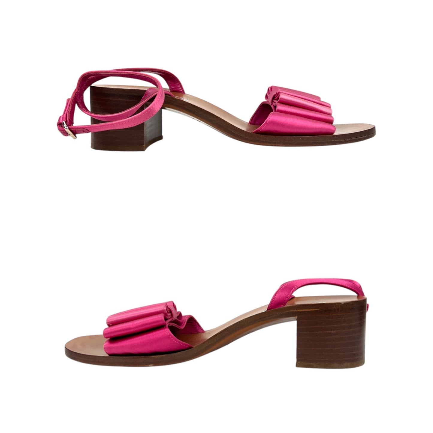 Miu Miu Satin Ribbon Sandals
