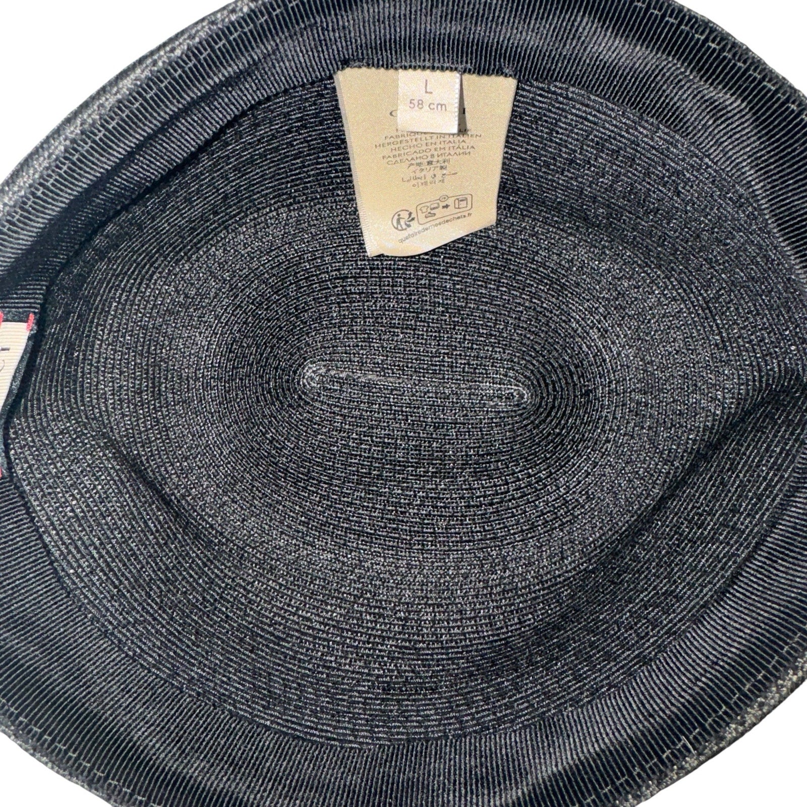 Gucci Raffia Pillbox Hat