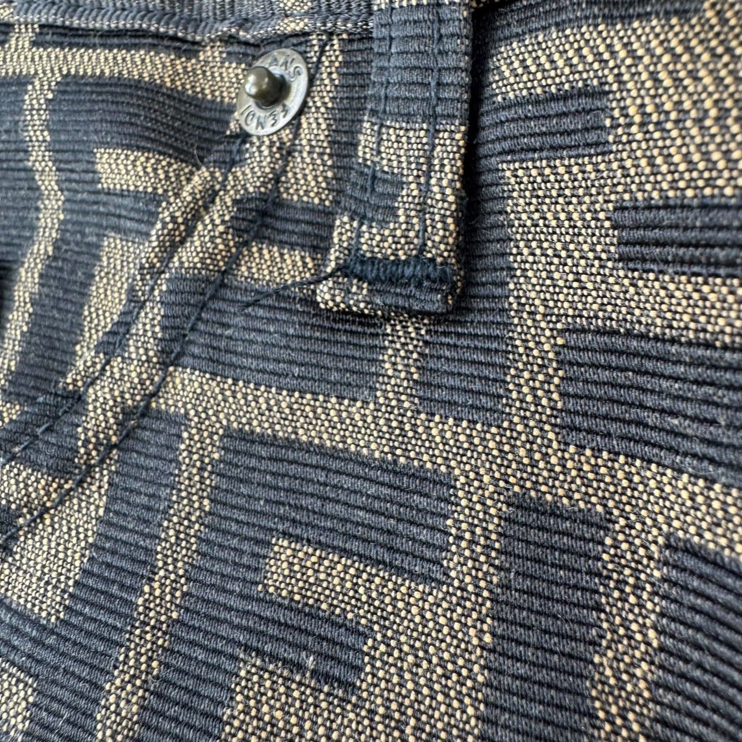 Fendi Vintage Zucca Print Pant
