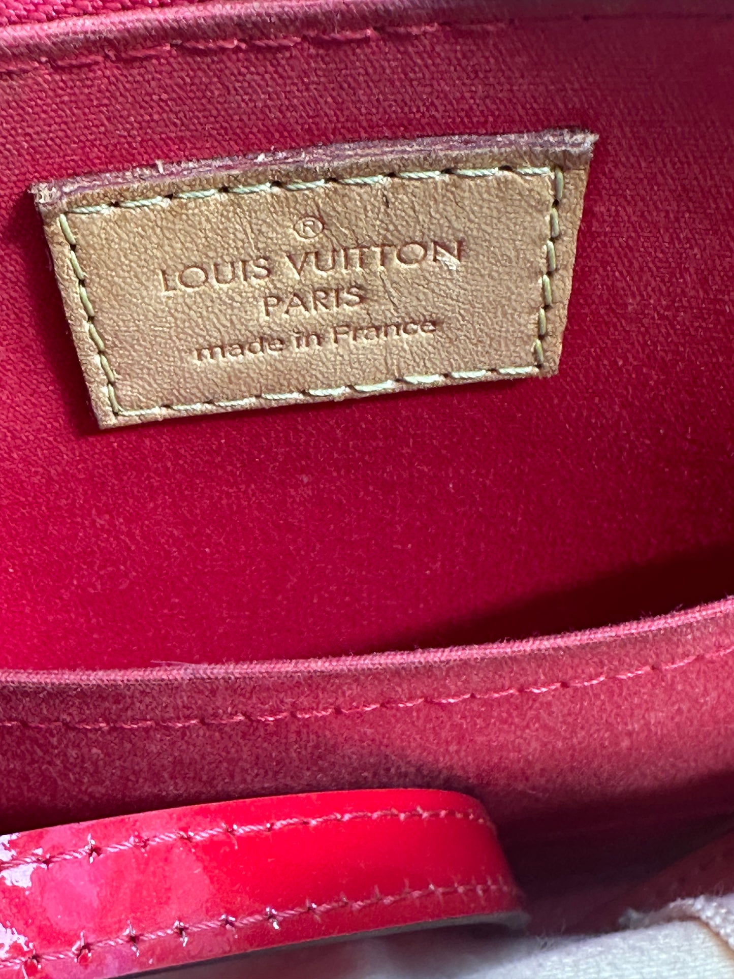 Louis Vuitton Vernis Gold BB Two-Way Handbag