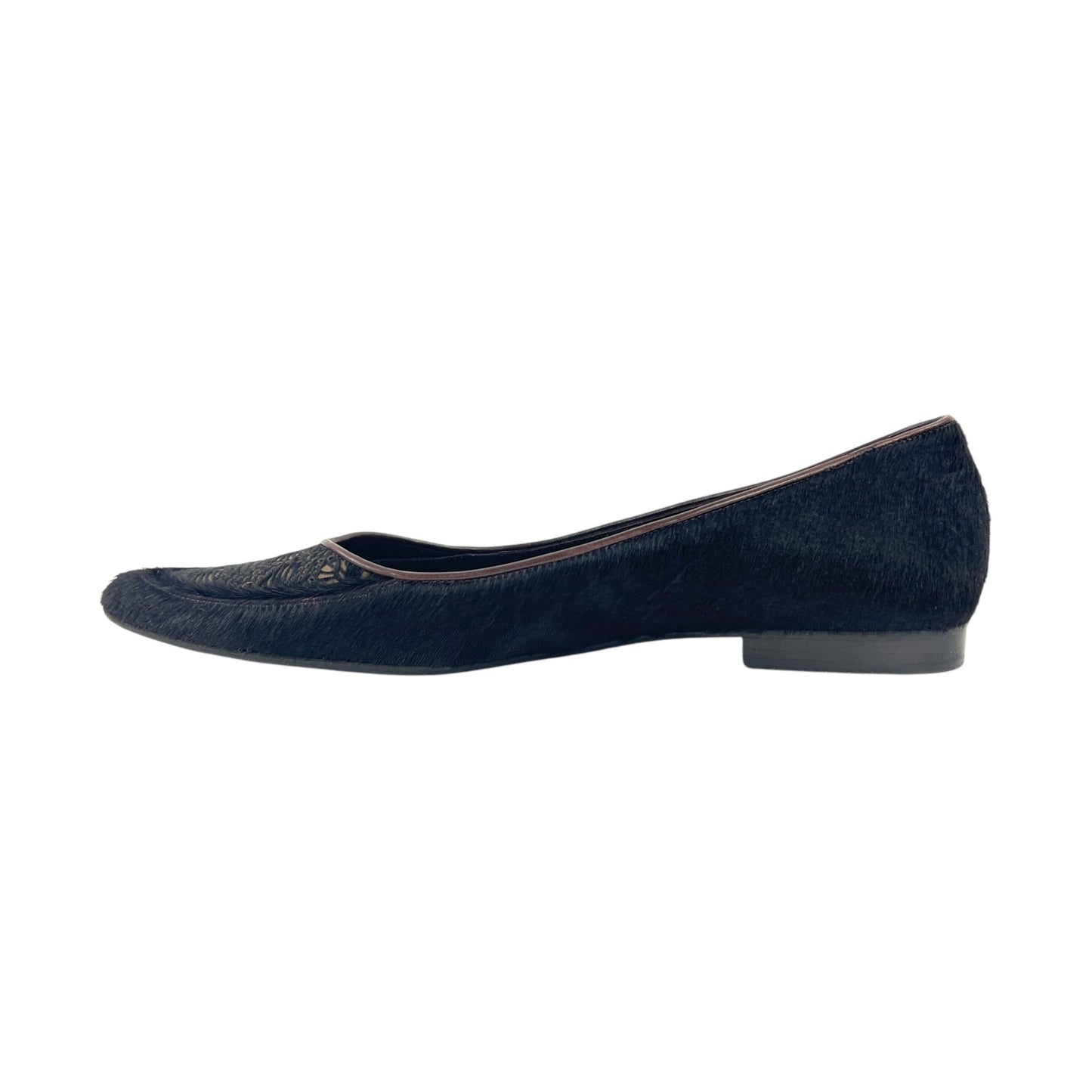 Bottega Veneta Calf Hair Butterfly Flats