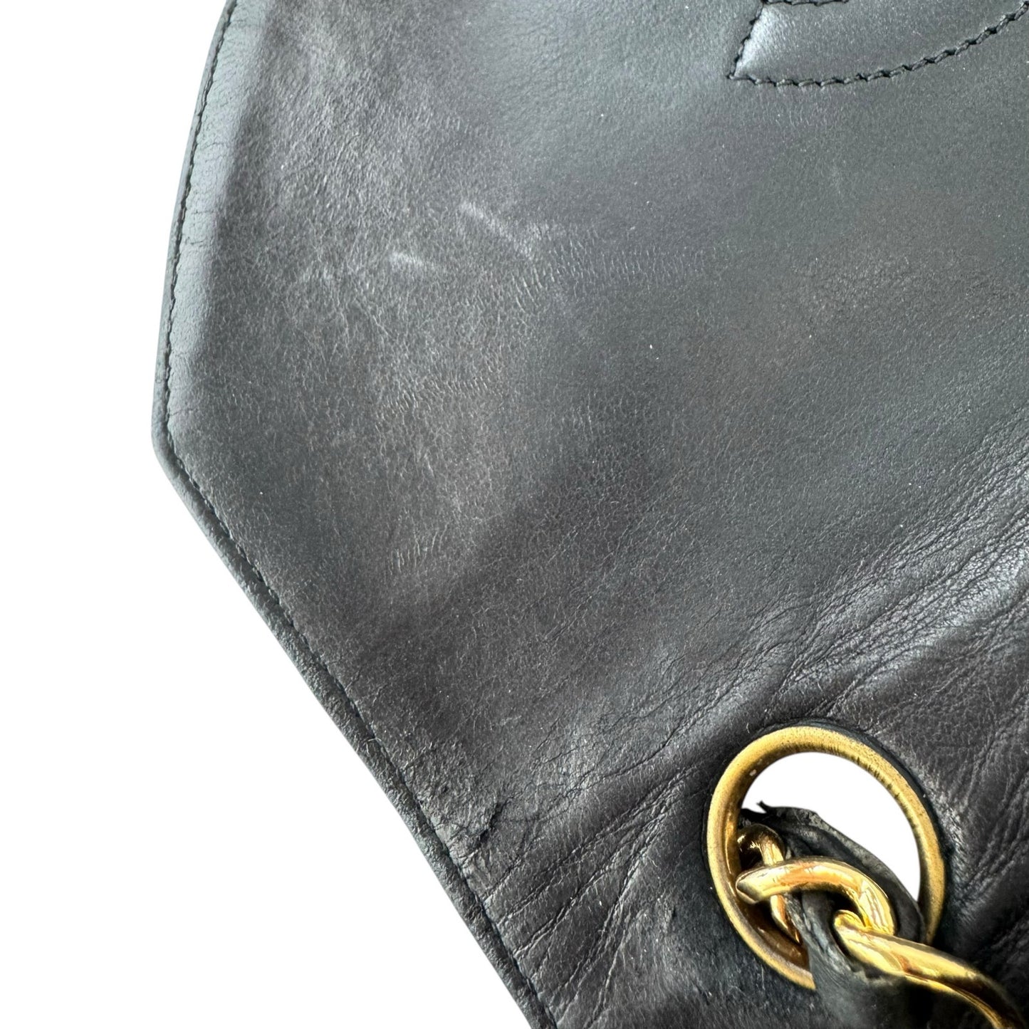 Chanel Vintage Round Flap Matelasse Shoulder Bag