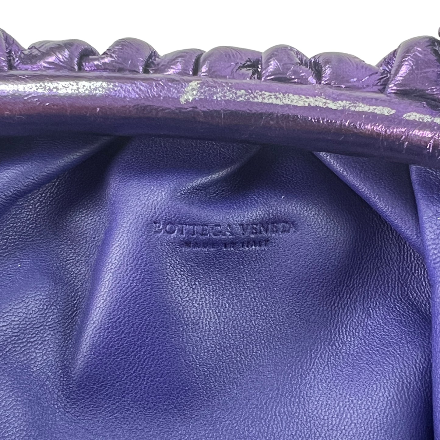 Bottega Veneta Metallic The Pouch Bag