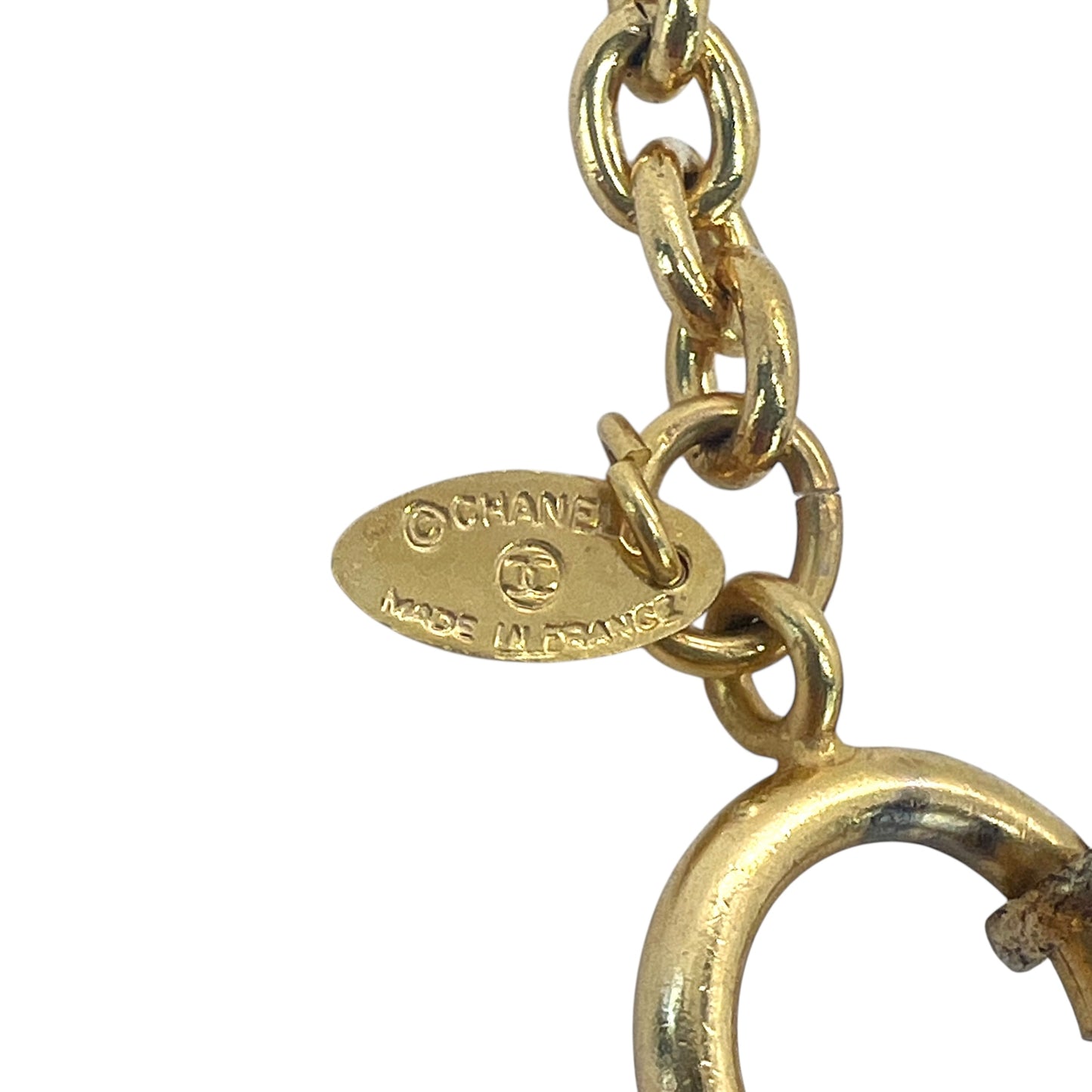 Chanel Vintage CC Matelasse Necklace