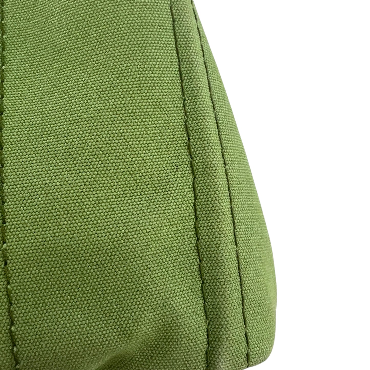 Prada Green Canapa Tote Bag