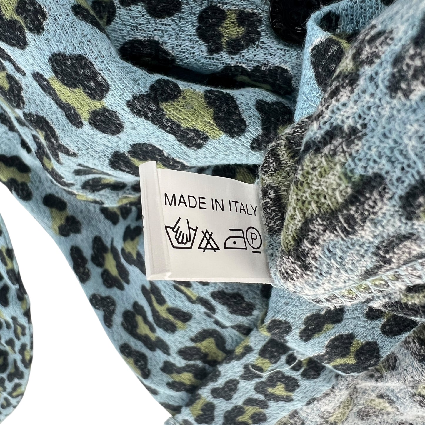 Fendi Vintage Leopard Print Button Down Blouse