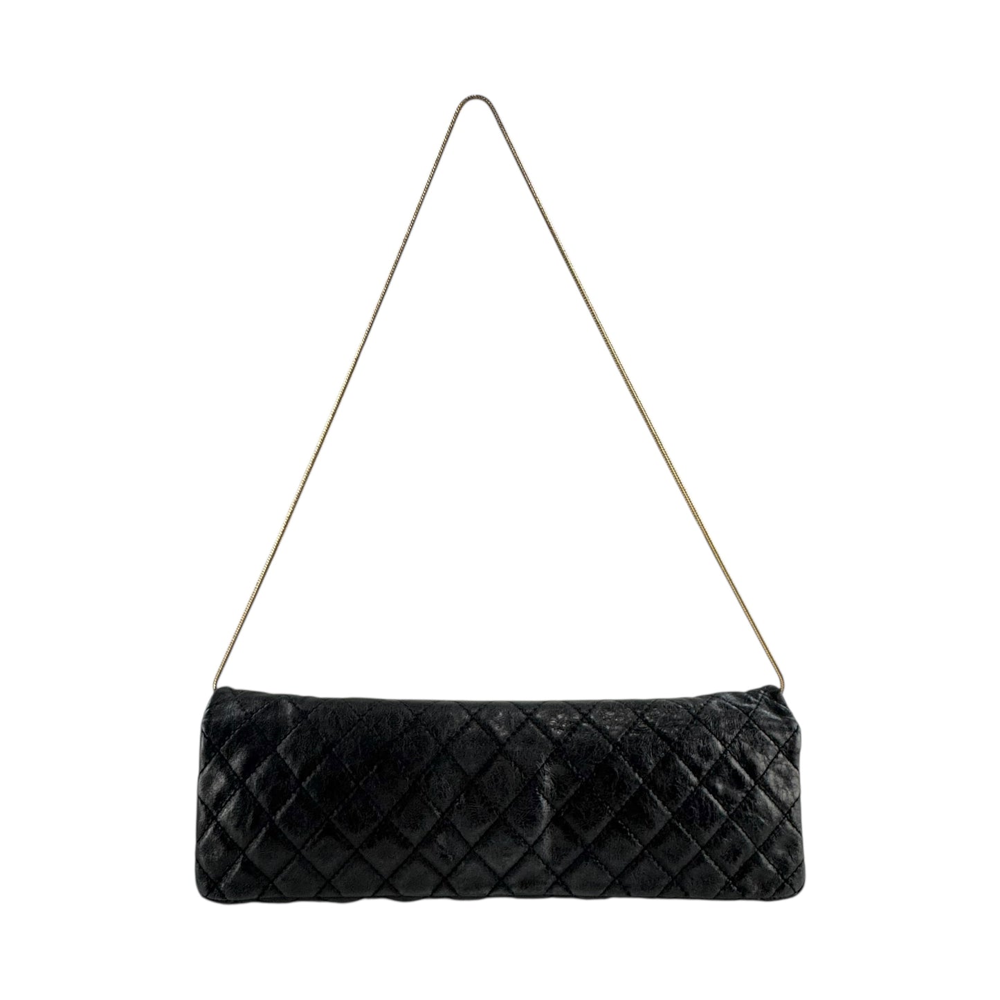 Chanel Reissue Gunmetal Matelasse East West Bag