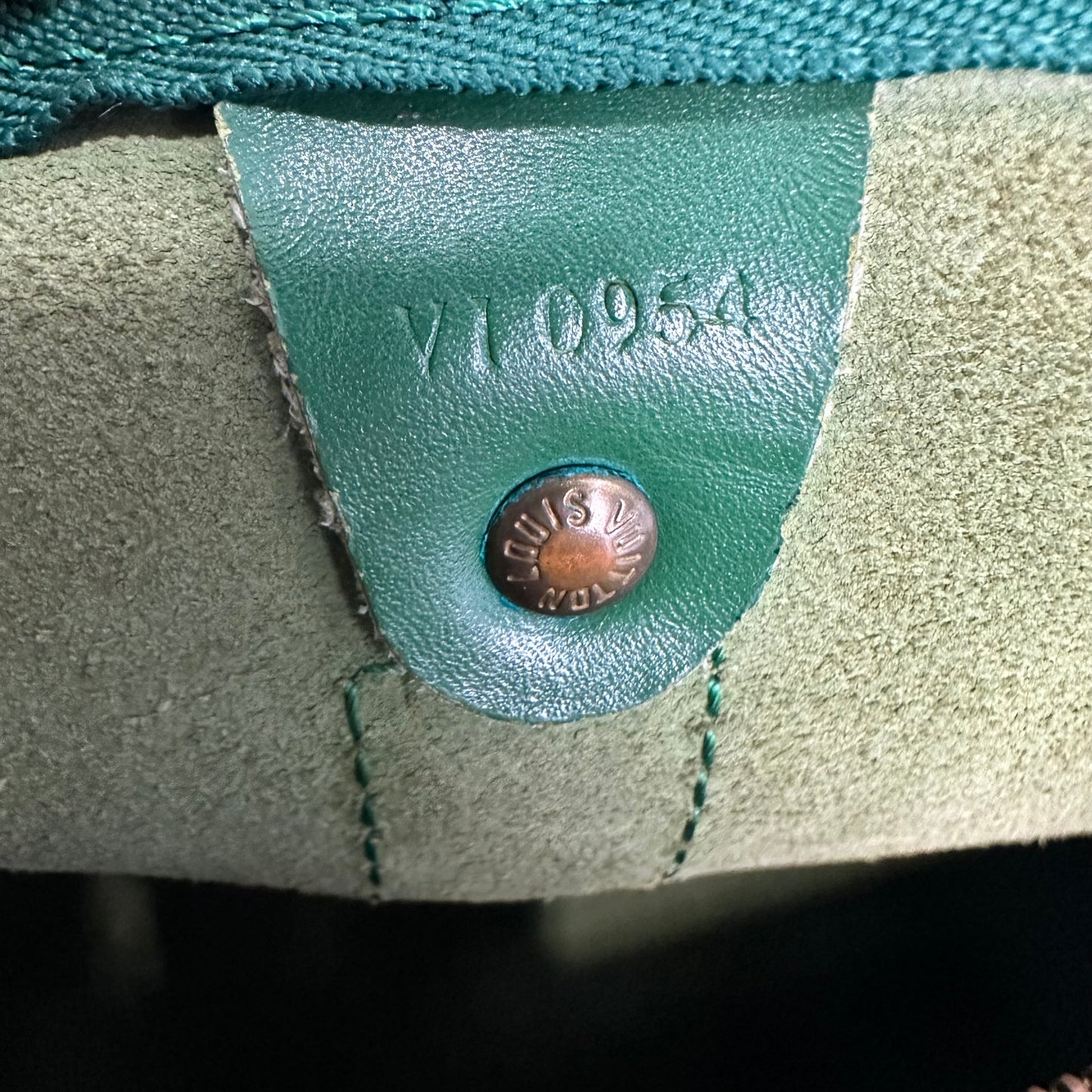 Louis Vuitton Epi Leather Keepall 45 Bag