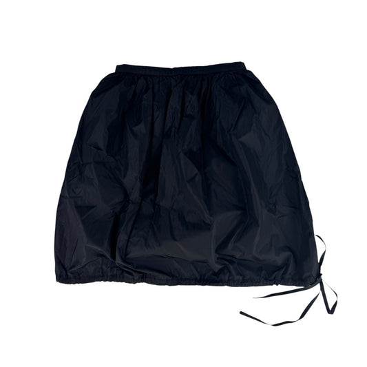Prada Re-Nylon Bubble Drawstring Hem Skirt