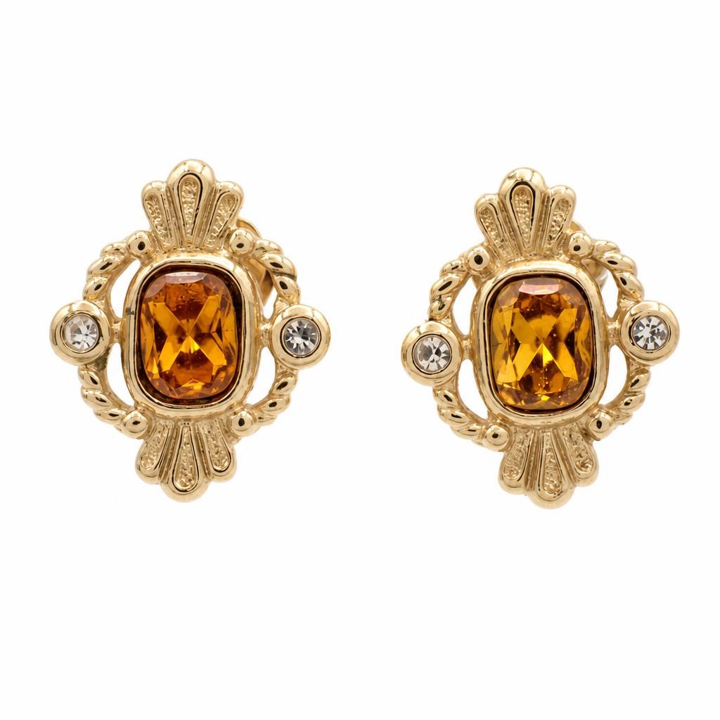 Dior Vintage Stone Earrings