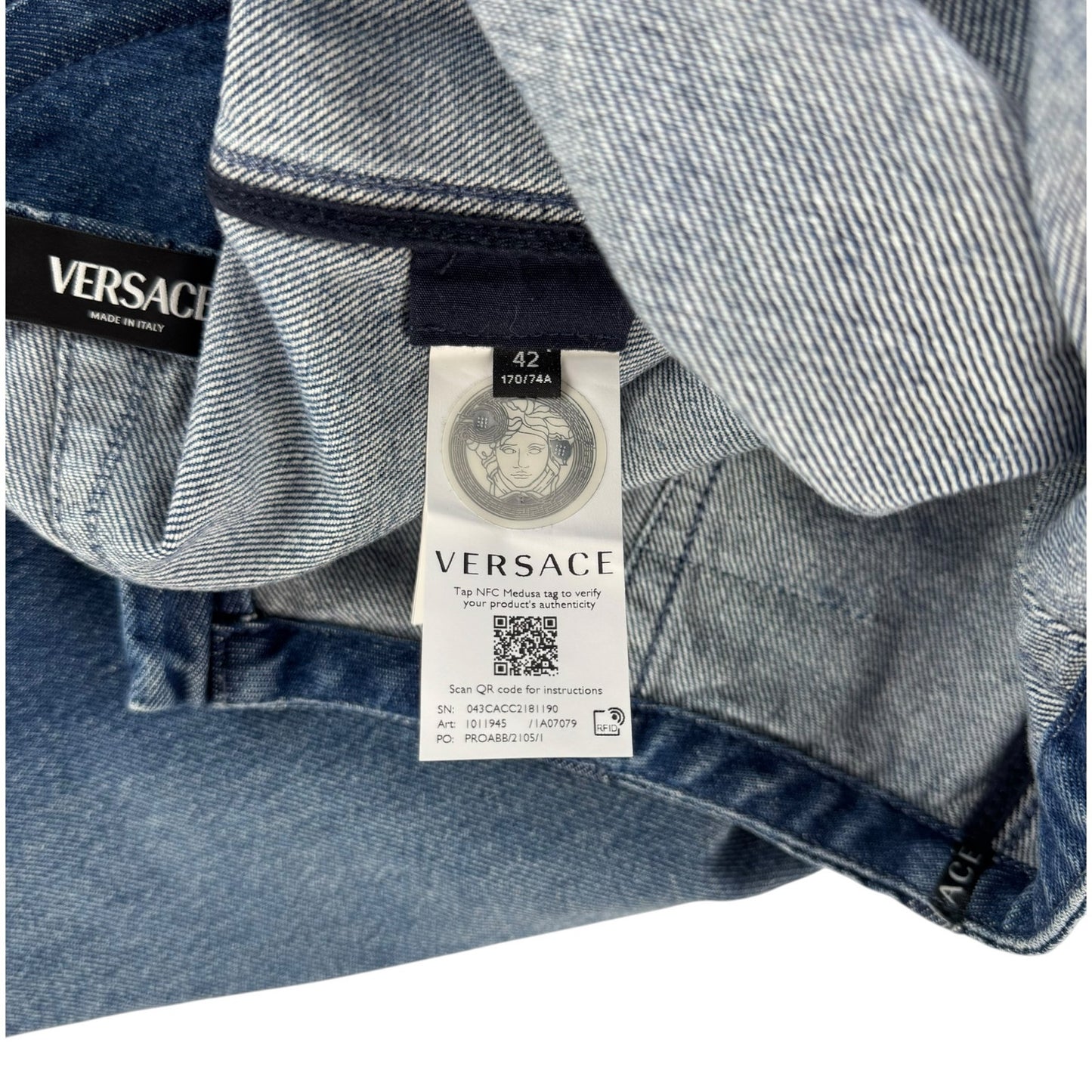 Versace Vintage Denim Skirt