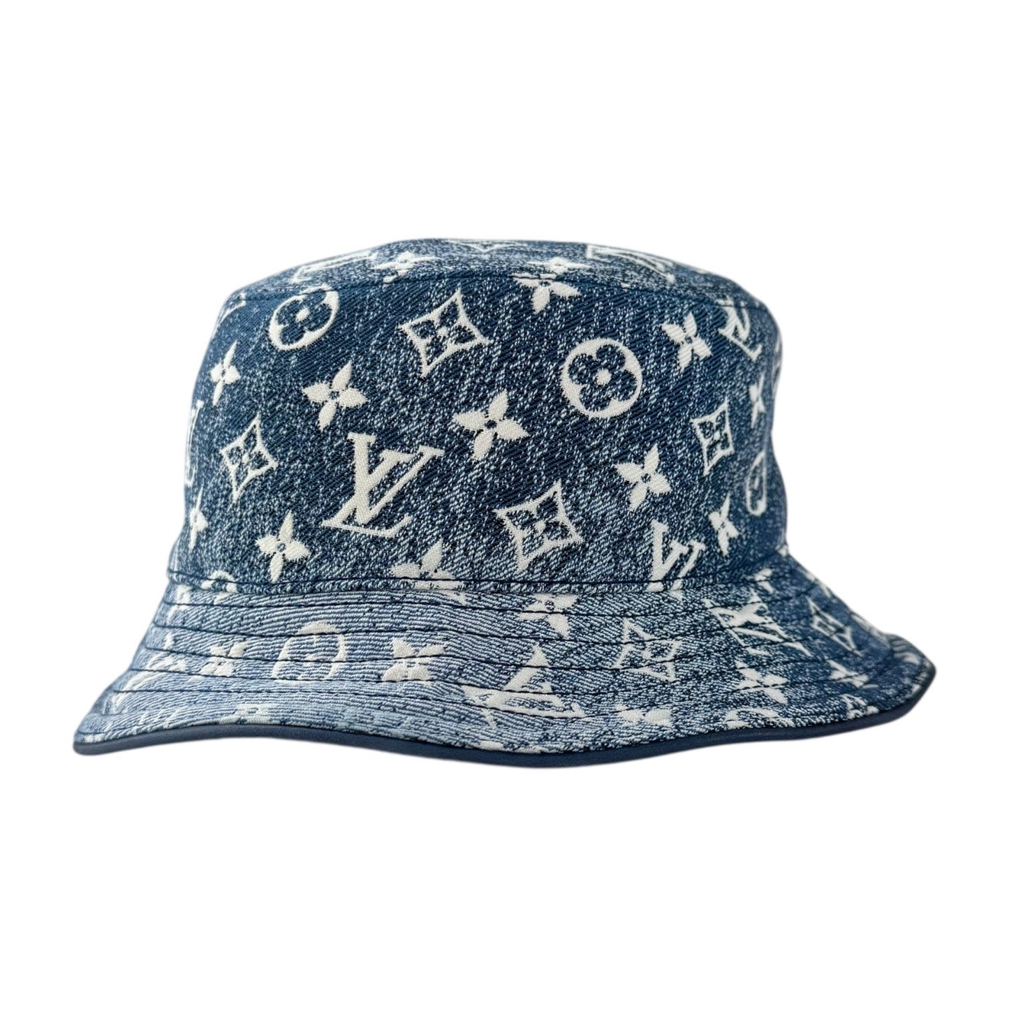 Louis Vuitton Monogram Washed Out Denim Bucket Hat