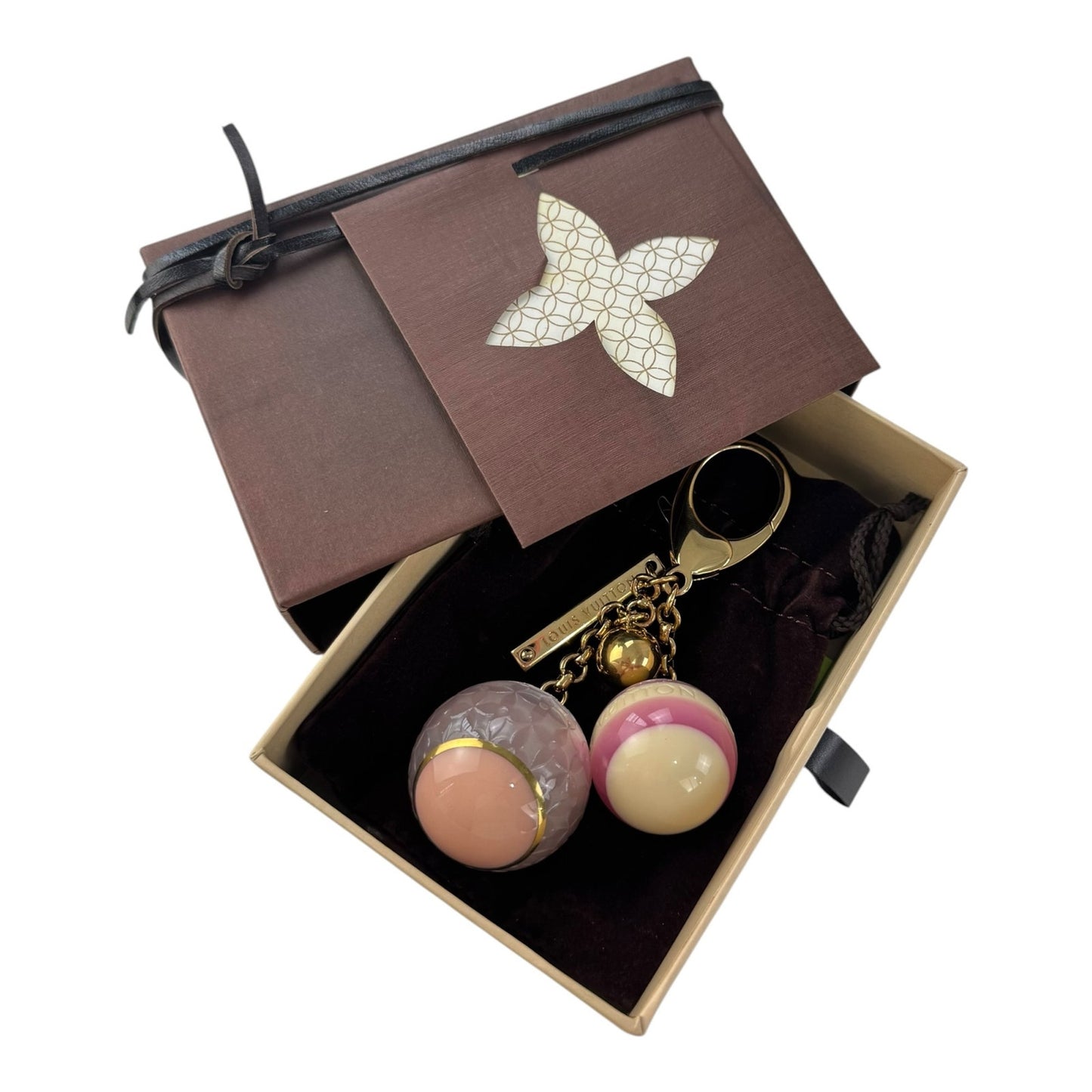 Louis Vuitton Pink Resin Bag Charm