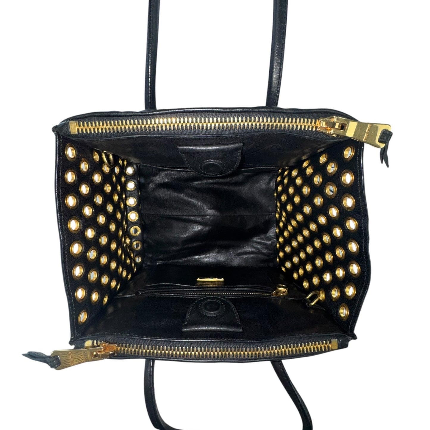 Miu Miu Biker Grommet Tote Bag