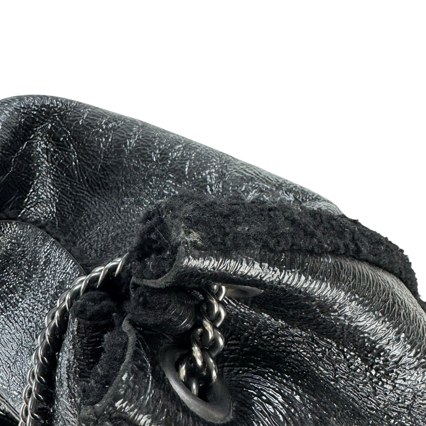 Gucci Soho Shearling Double Chain Bag