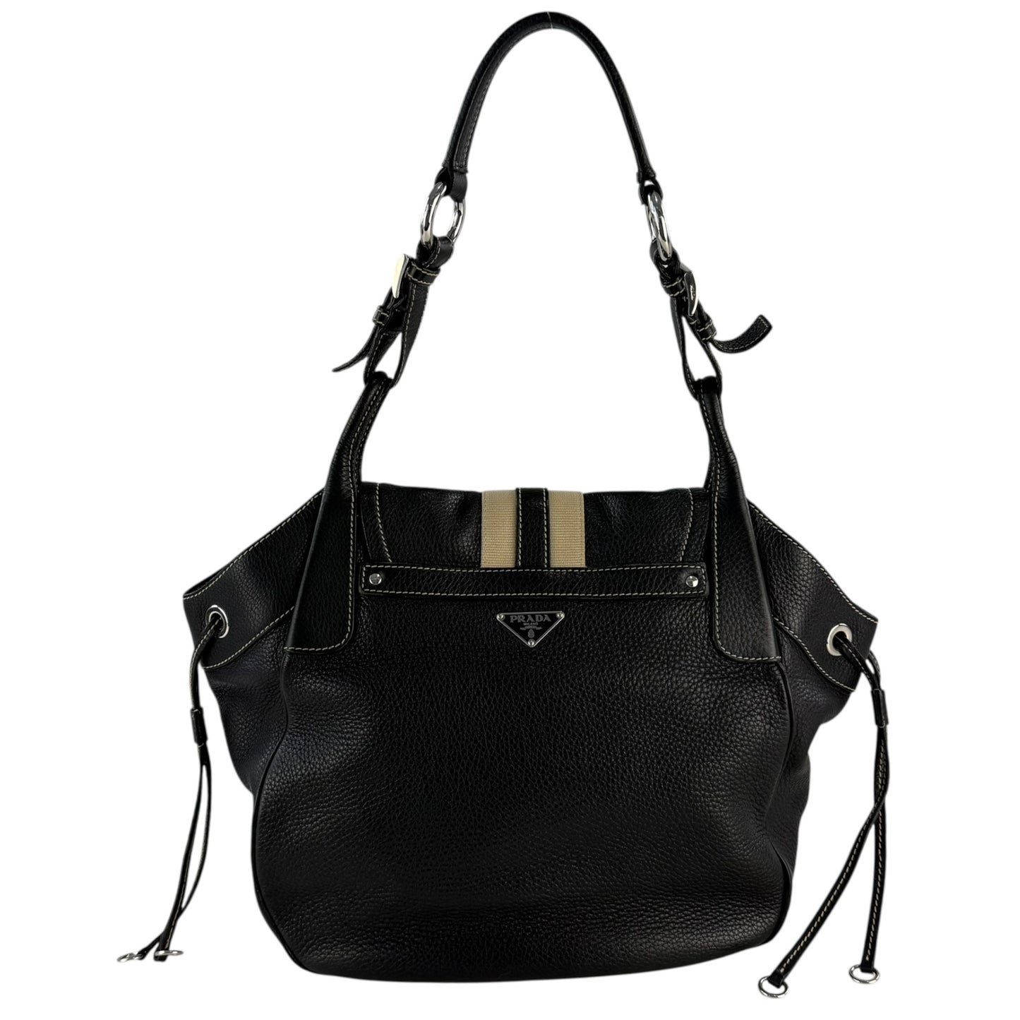 Prada Vitello Daino Leather Shoulder Bag
