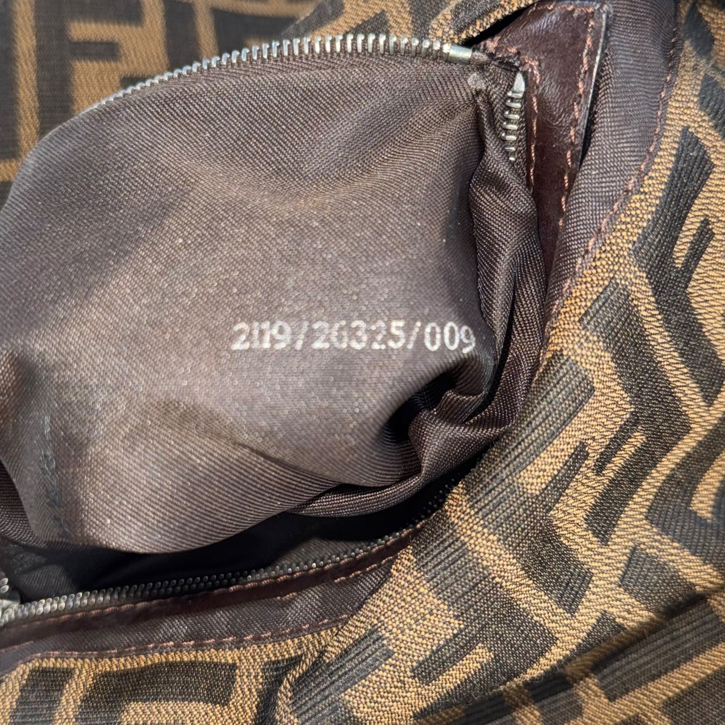 Fendi Zucca Mama Baguette Bag