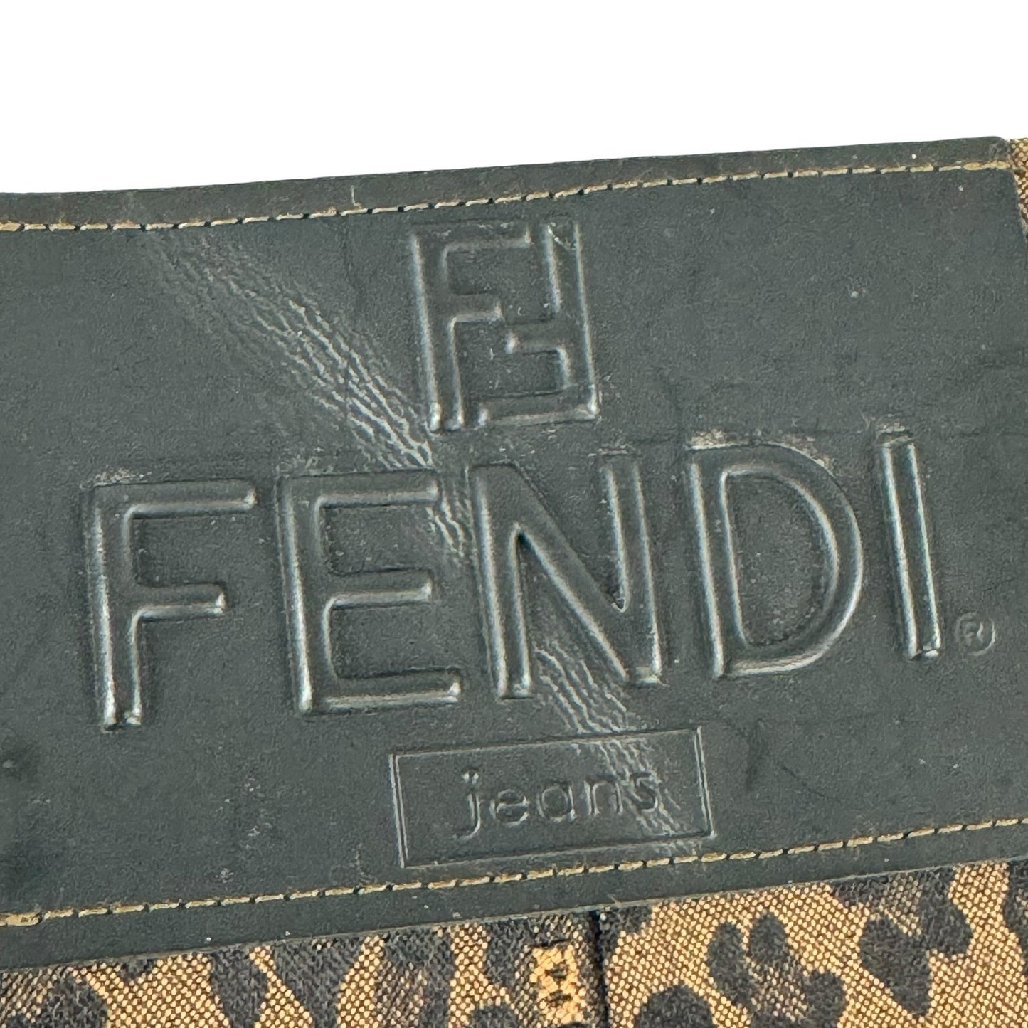 Fendi Vintage Leopard Print Pant