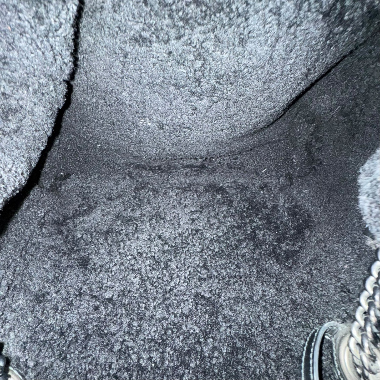 Gucci Soho Shearling Double Chain Bag