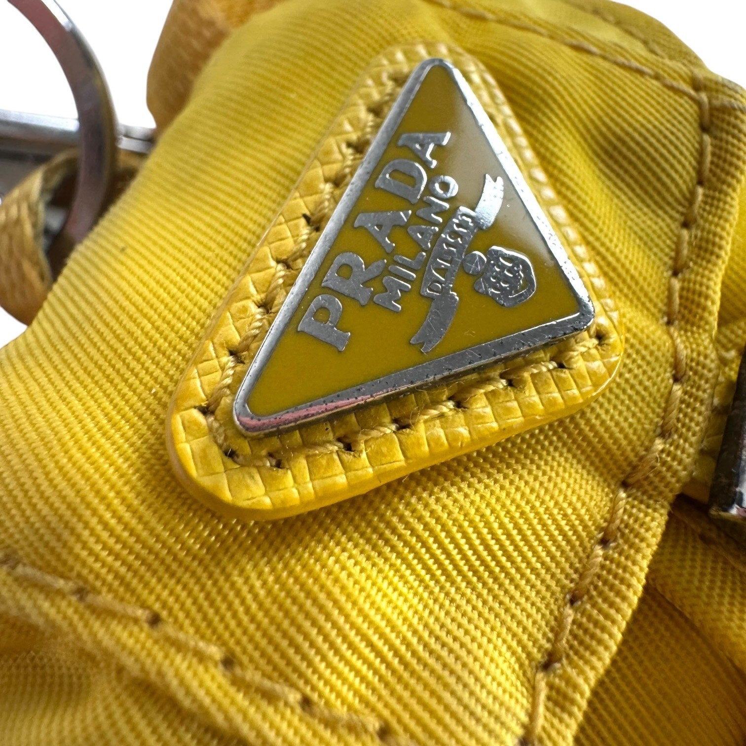 Prada Mini Nylon Backpack Charm