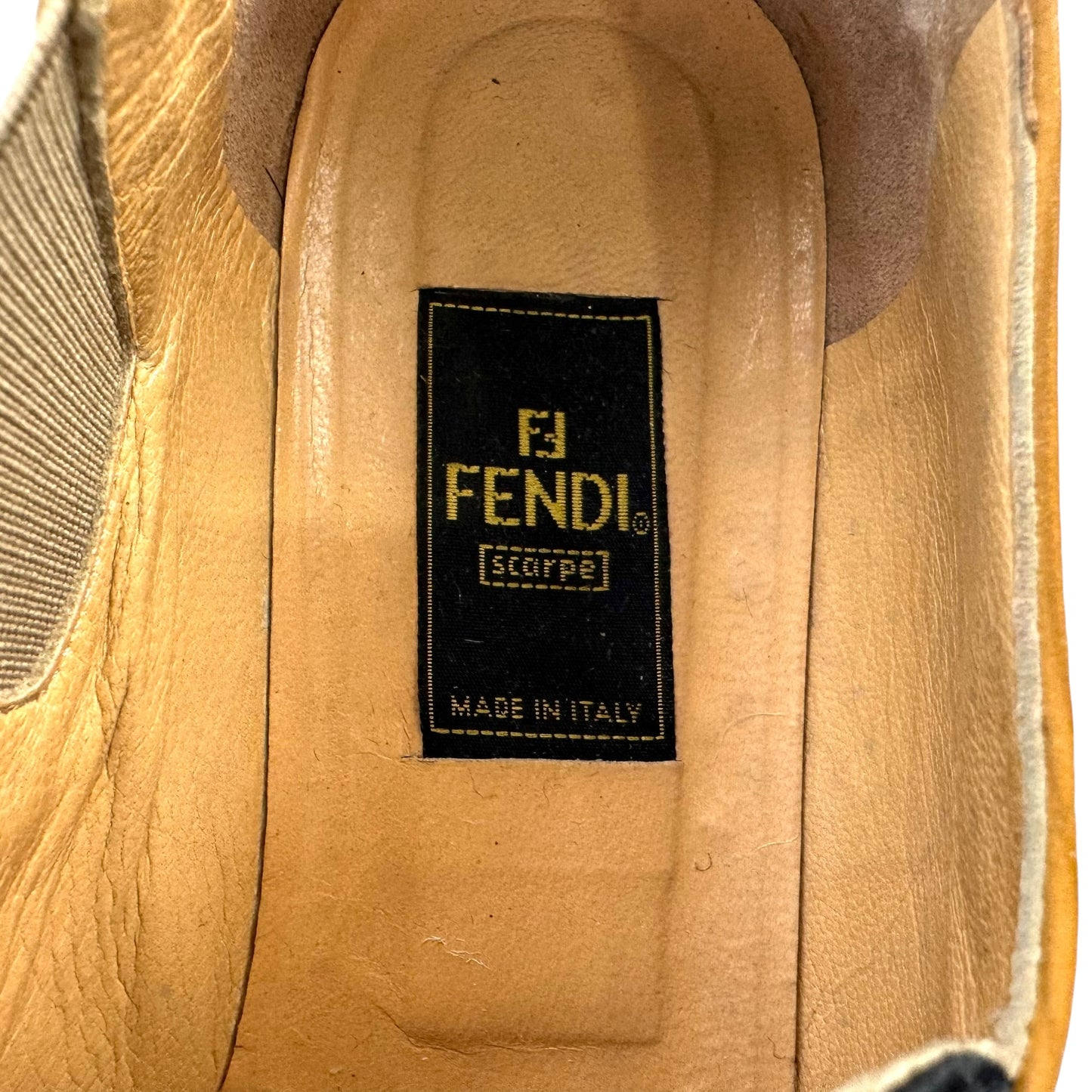 Fendi Vintage Zucca Flats