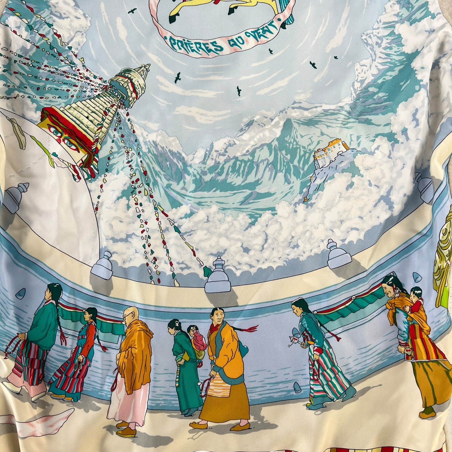 Hermes Twillaine Prayer in the Wind Shirt