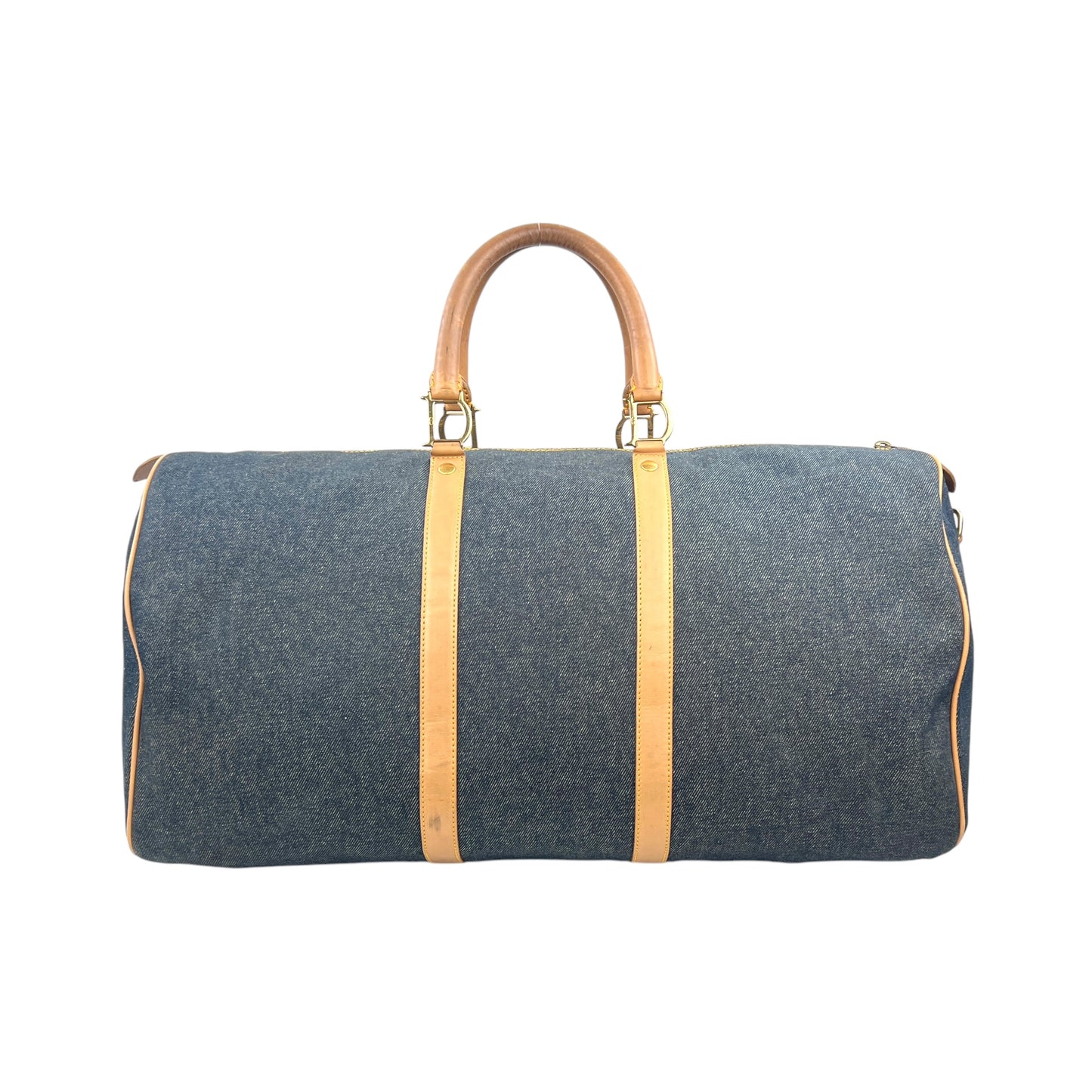 Dior Vintage Denim Travel Bag