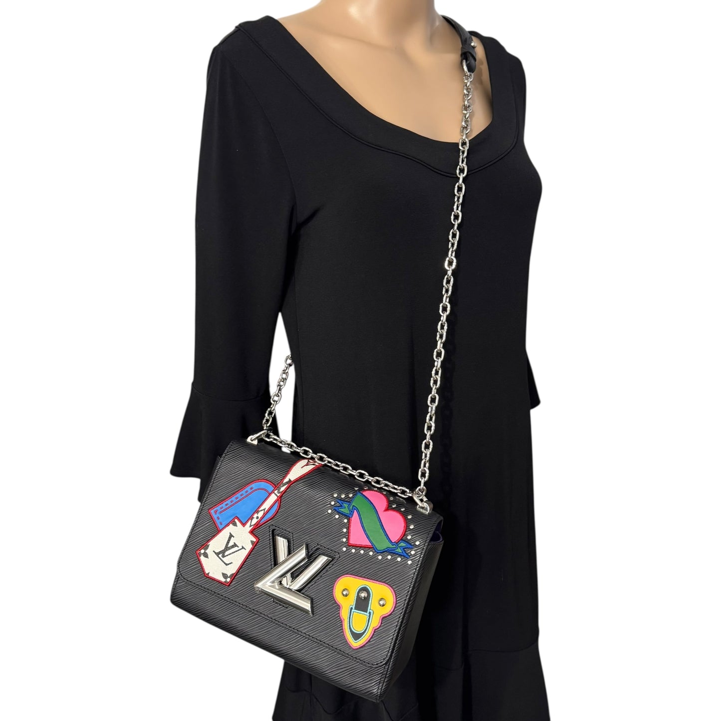 Louis Vuitton Limited Edition World Tour Epi Twist Shoulder Bag