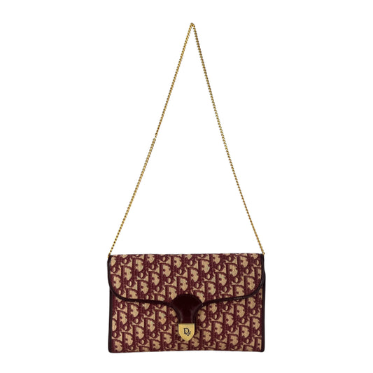 Dior Vintage Trotter Chain Shoulder Bag