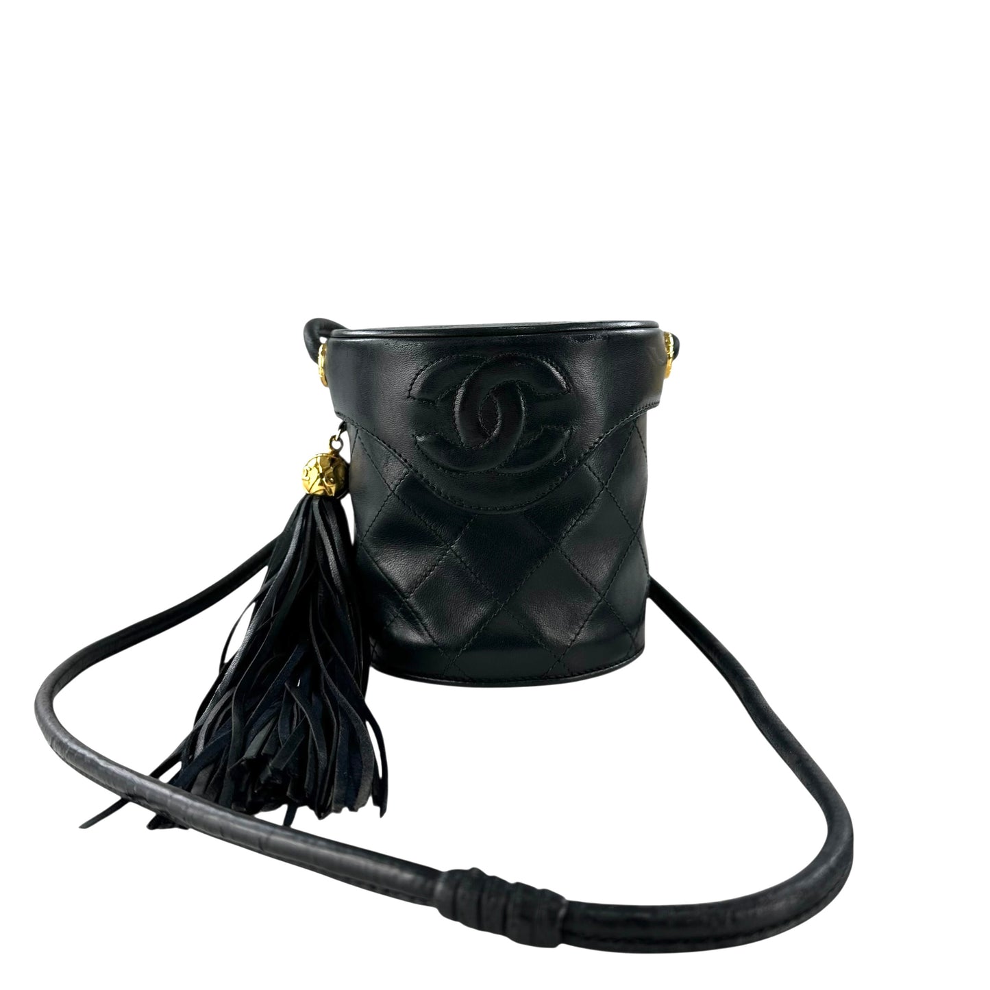 Chanel Rhodium Matelasse Shoulder Bag