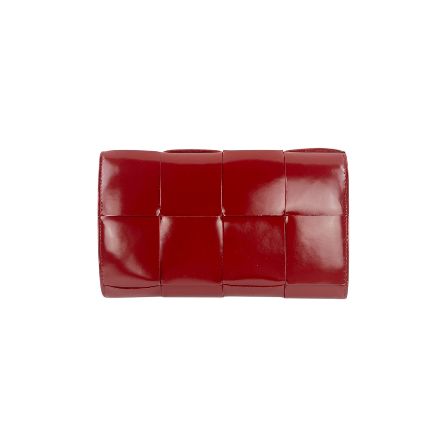 Bottega Veneta Cassette Patent Leather Long Wallet