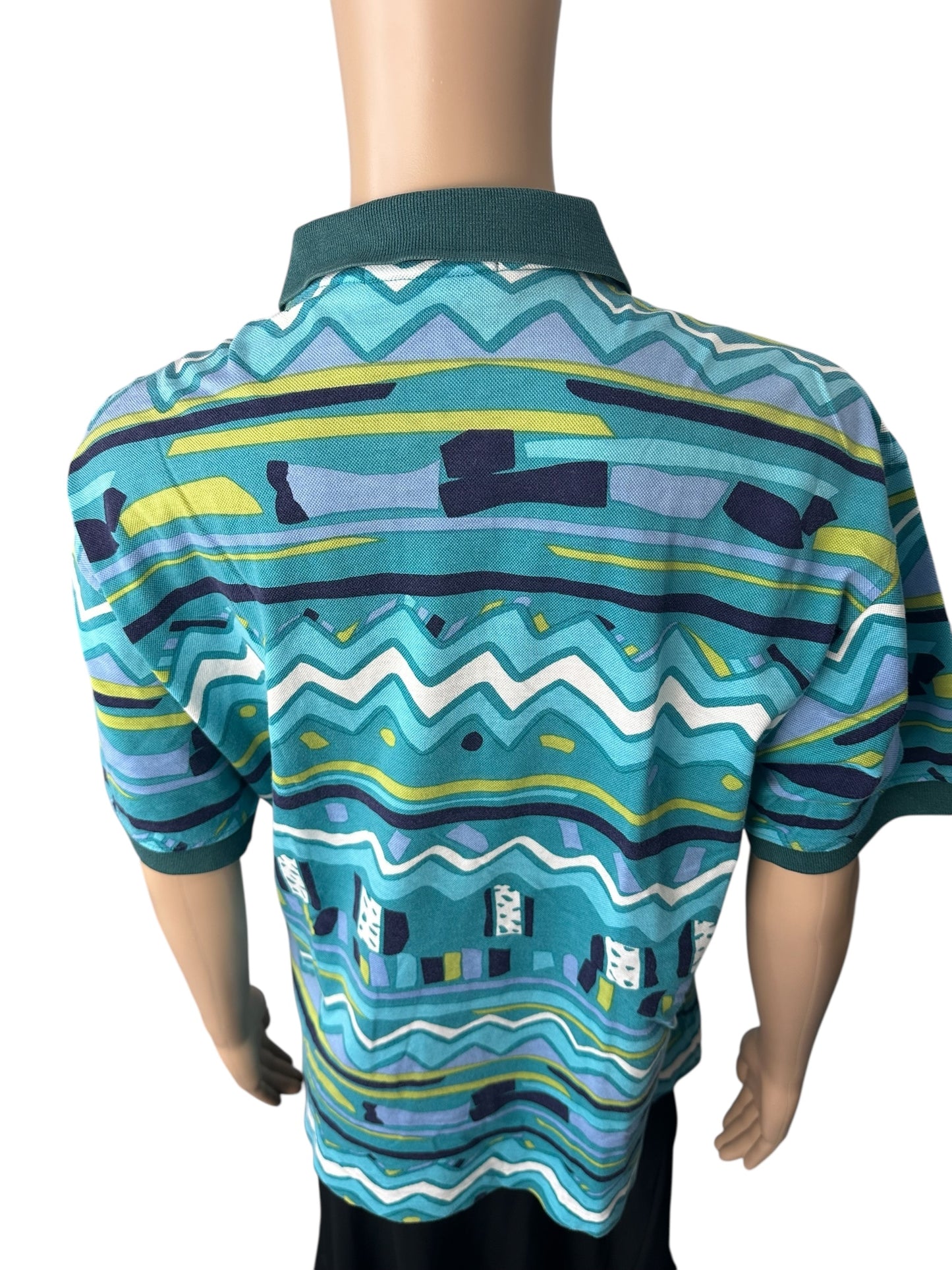 Yves Saint Laurent All-Over Print Polo Shirt