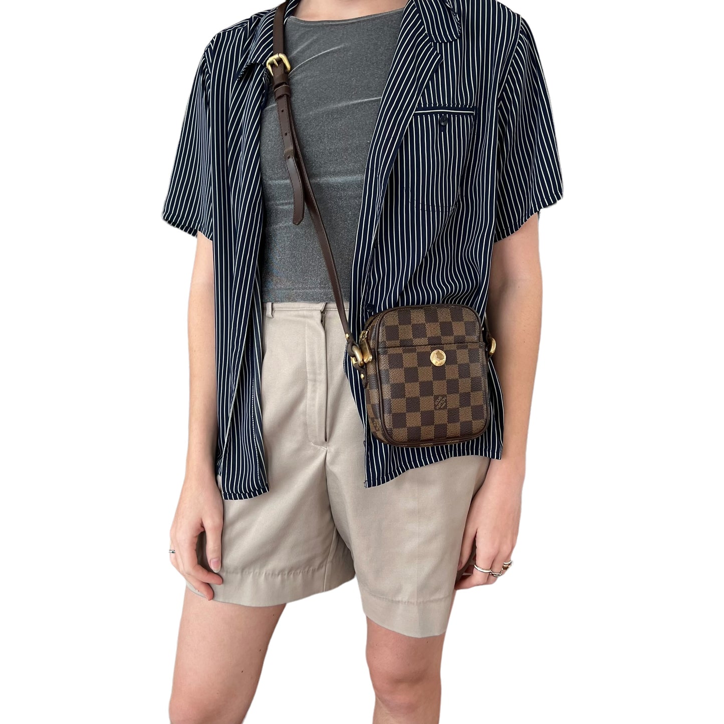 Louis Vuitton Damier Rift Crossbody Bag