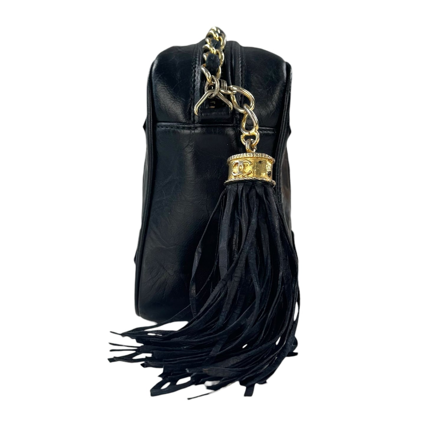 Chanel Vintage Chain and Tassel Camera Bag