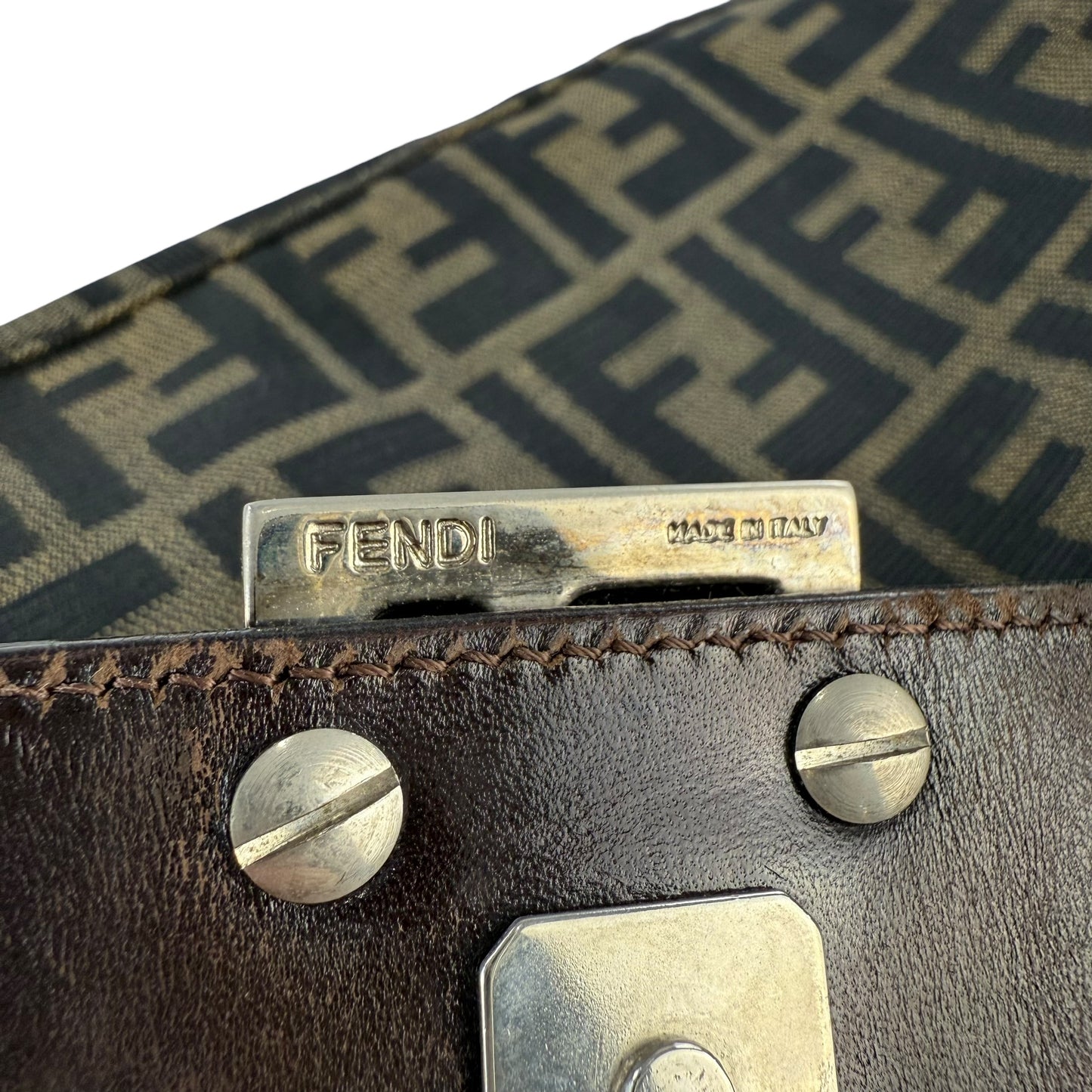 Fendi Zucca Mamma Bucket Shoulder Bag