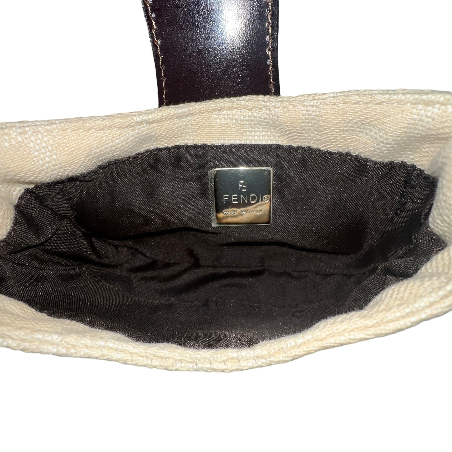 Fendi Zucca Mini Croissant Handbag