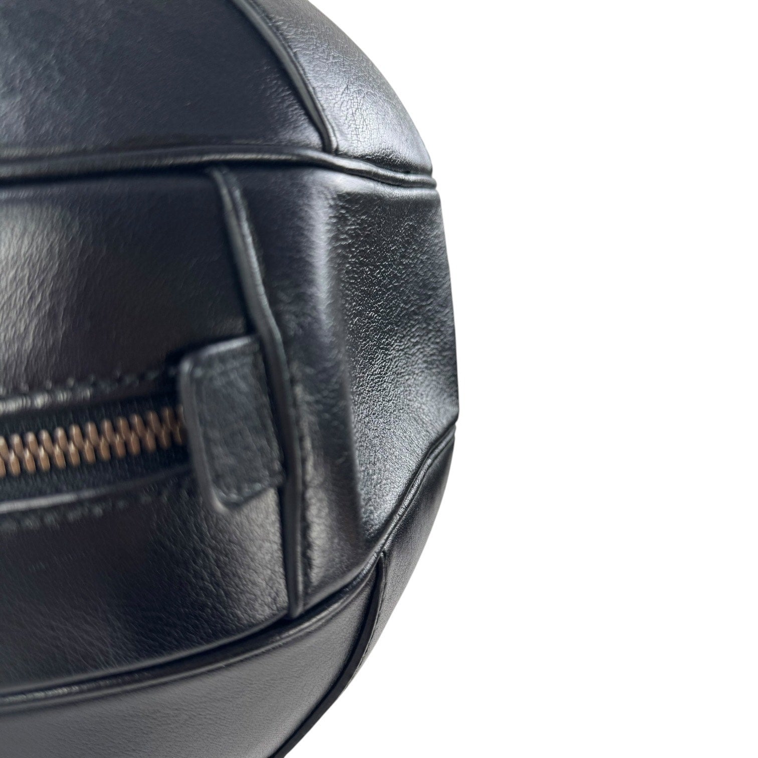 Gucci Leather Basketball Handbag