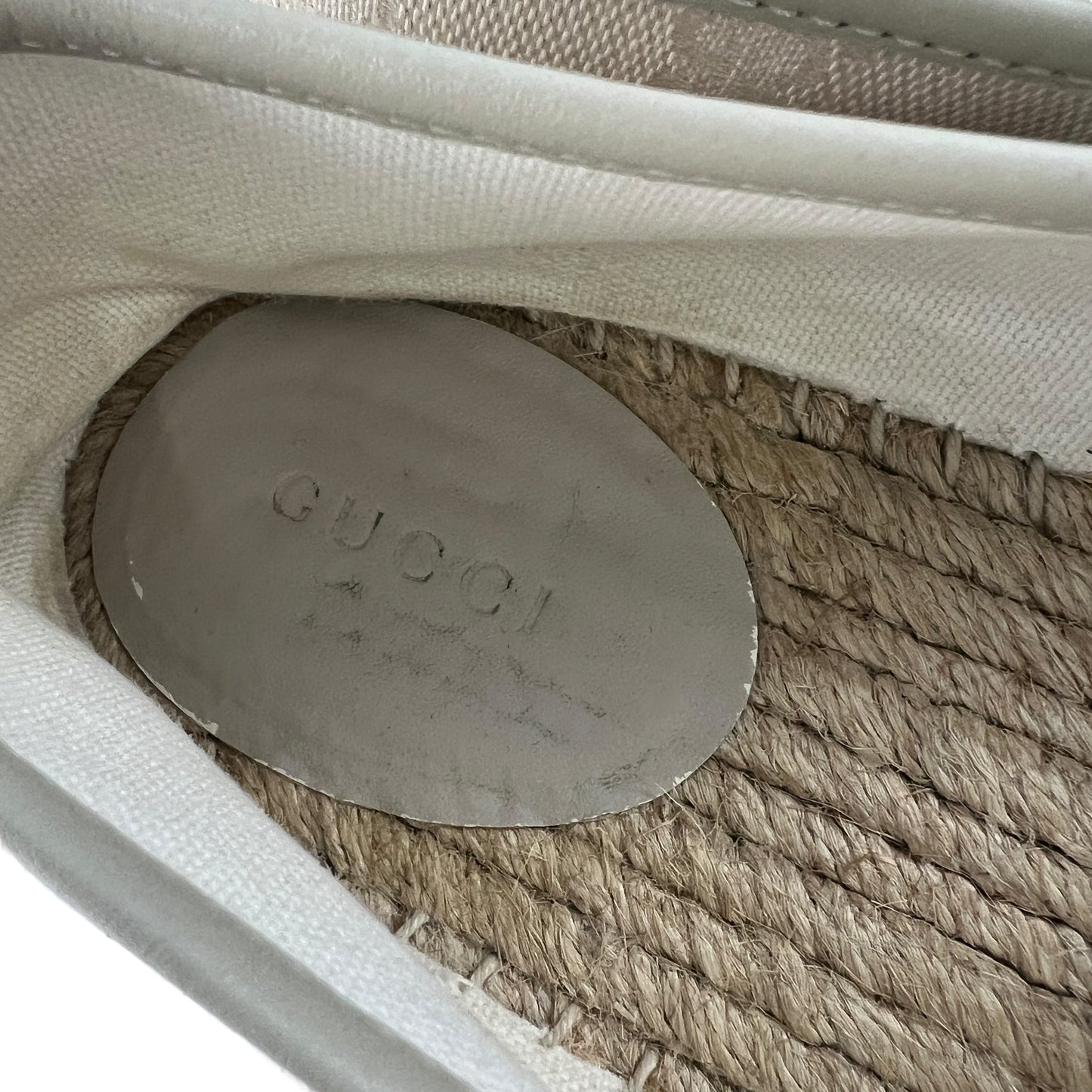 Gucci Monogram Espradrilles
