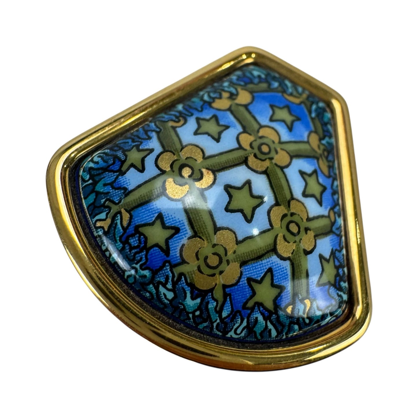 Hermes Vintage Enamel Earrings