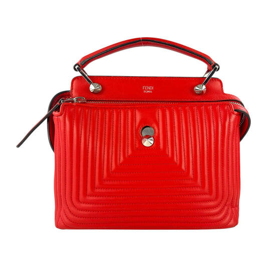 Fendi Dotcom Click Quilted Leather Shoulder Bag