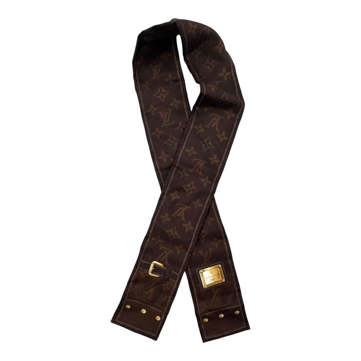 Louis Vuitton Monogram Silk Twilly