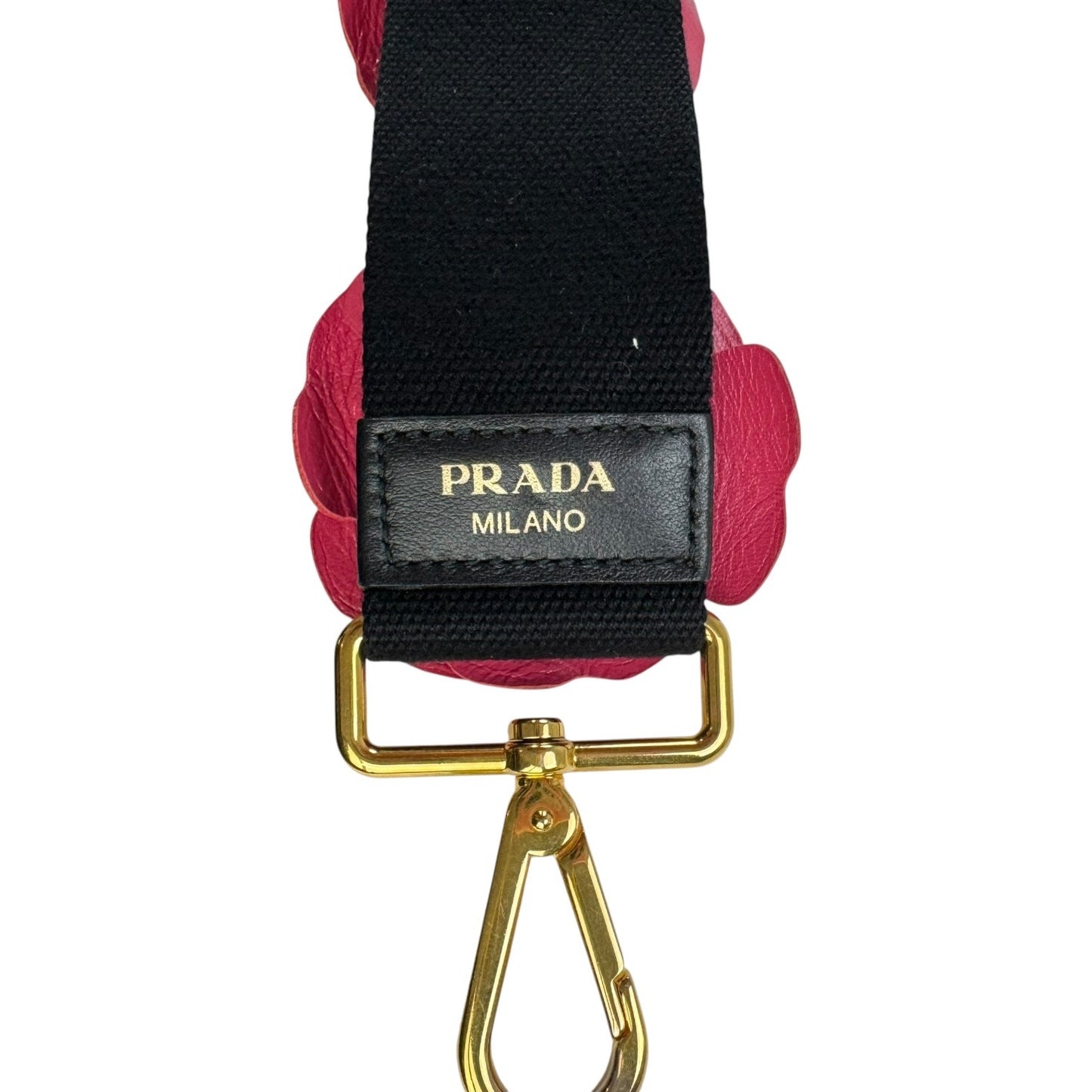 Prada Leather Flower Strap