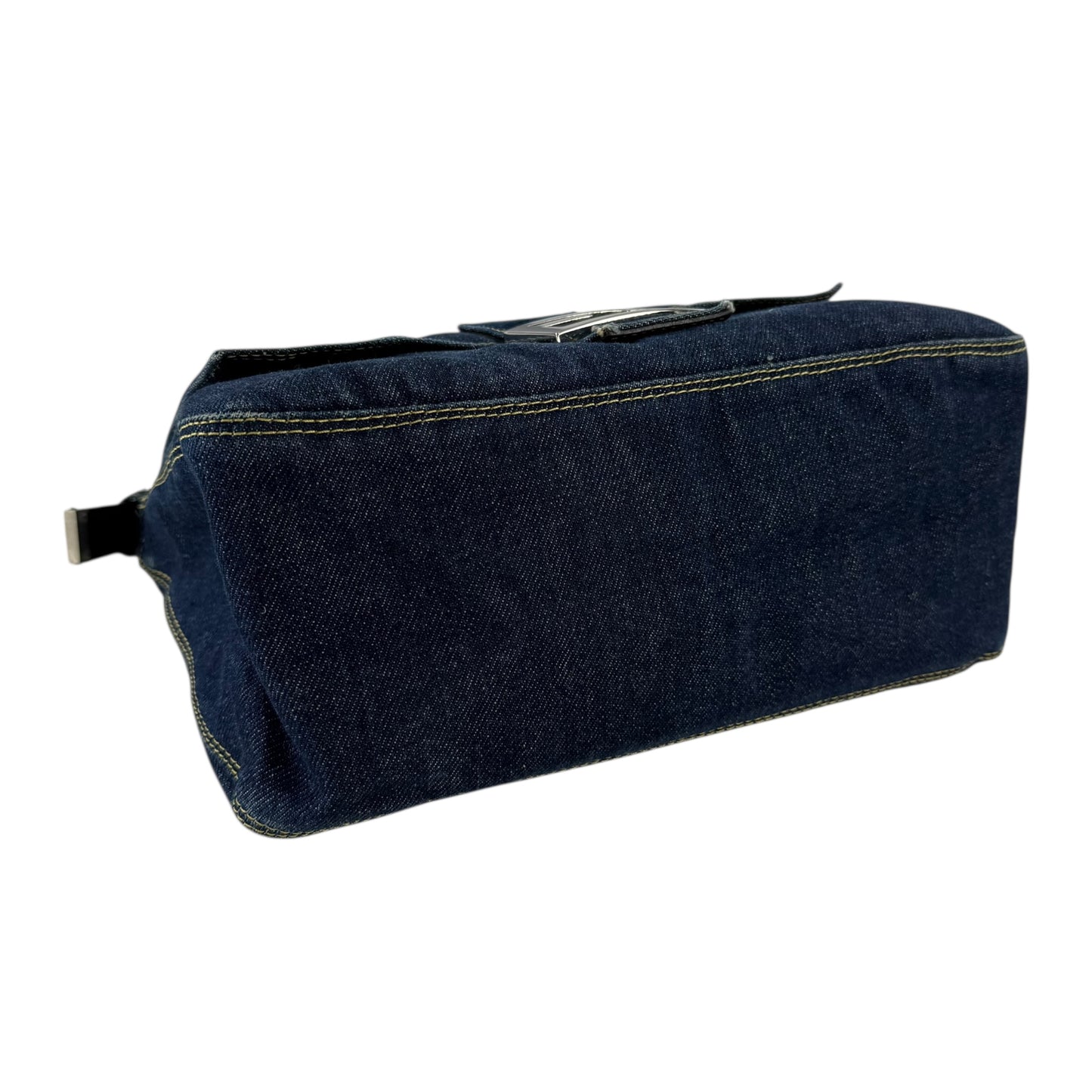 Fendi Denim Mamma Baguette Shoulder Bag