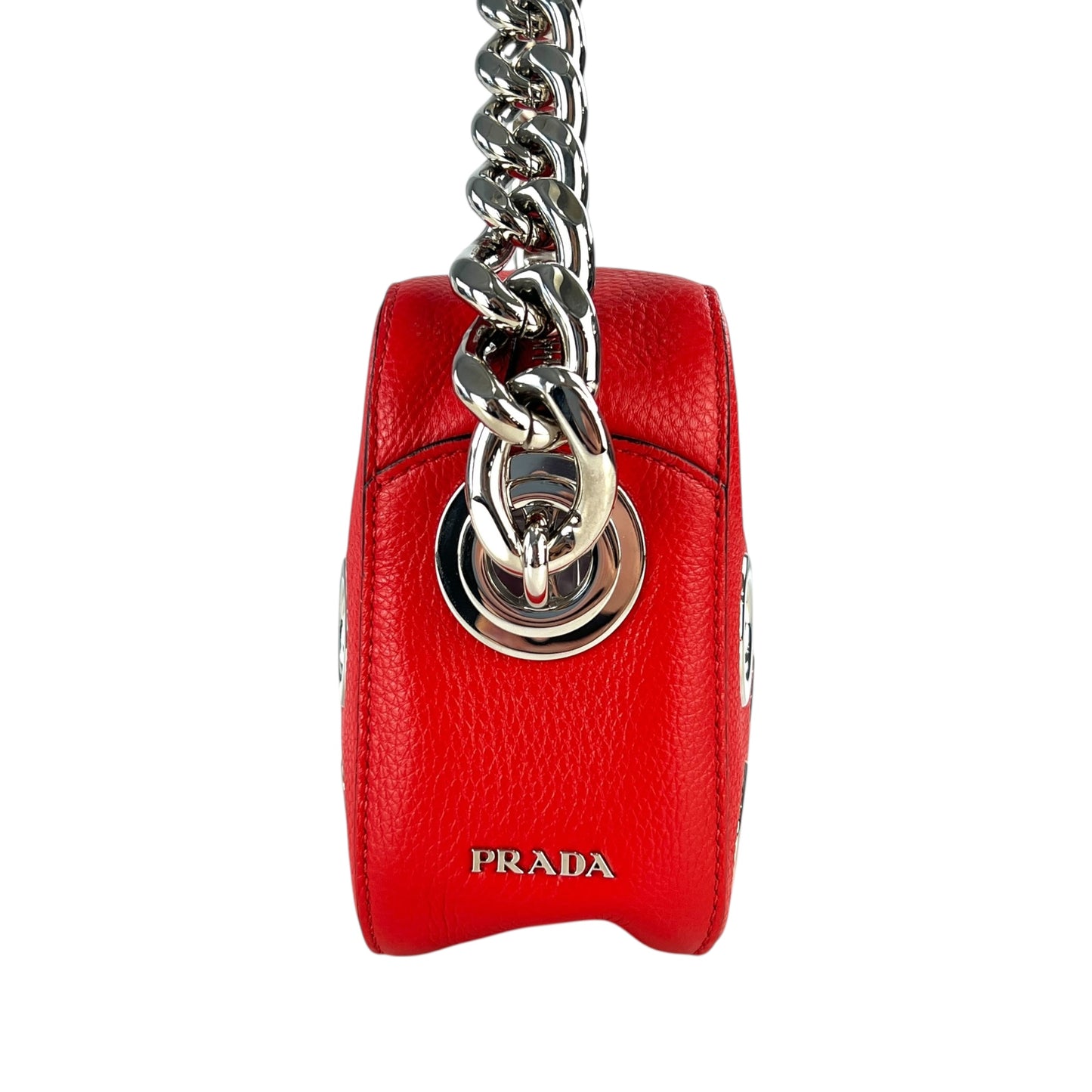 Prada Grommet Shoulder Bag