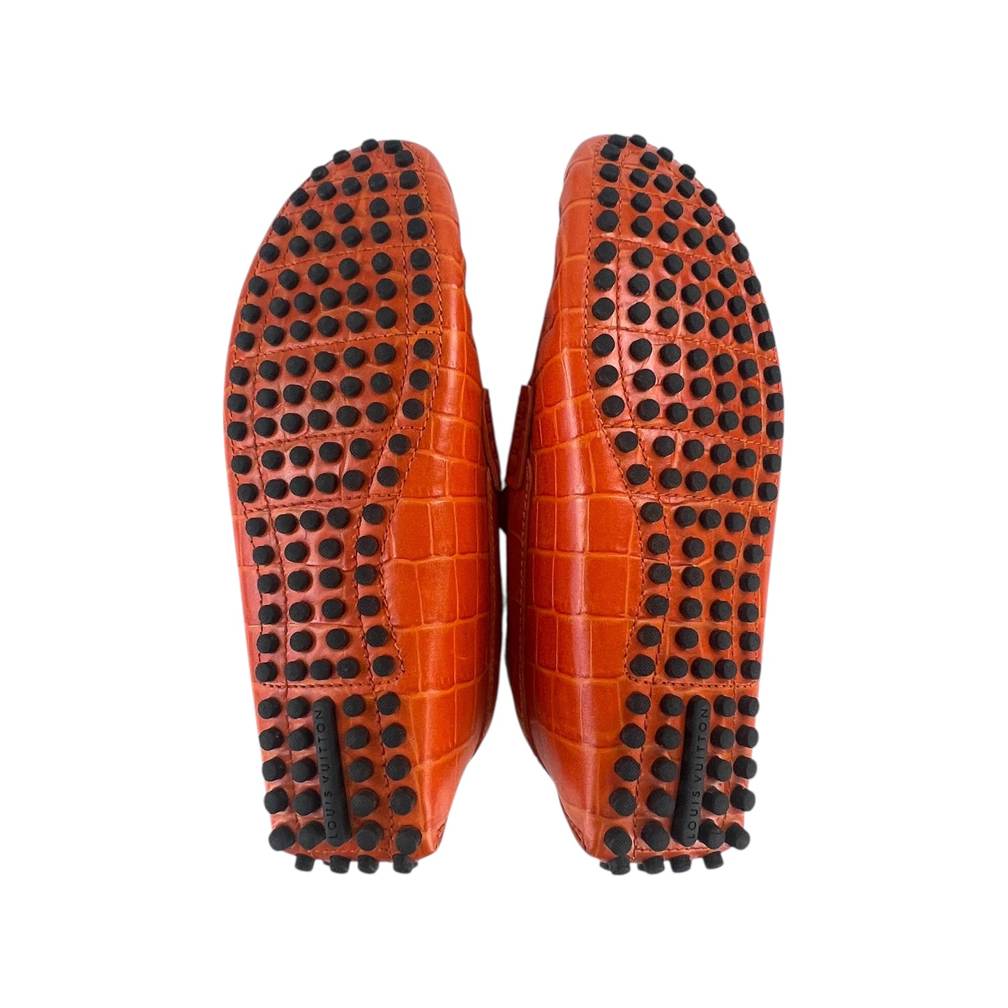 Louis Vuitton Croc-Embossed Loafers