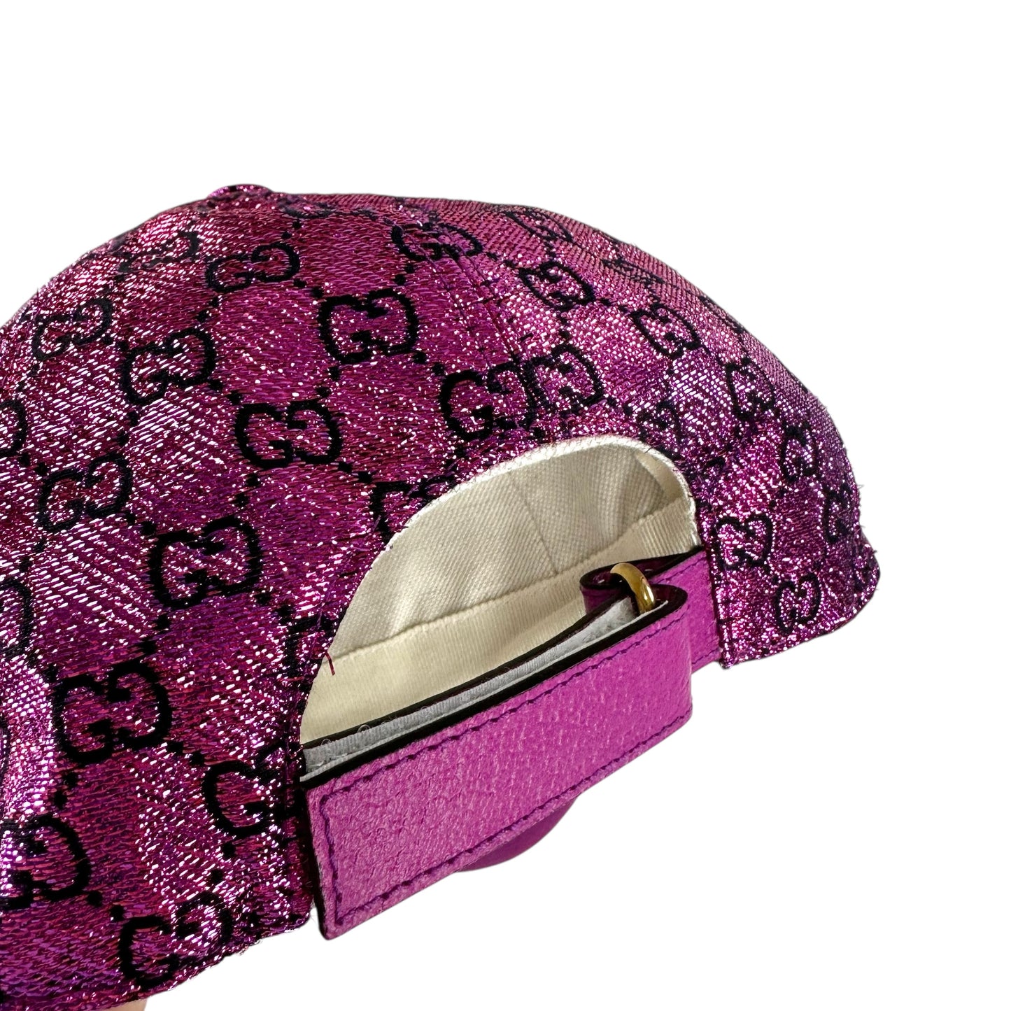 Gucci Metallic Monogram Baseball Hat