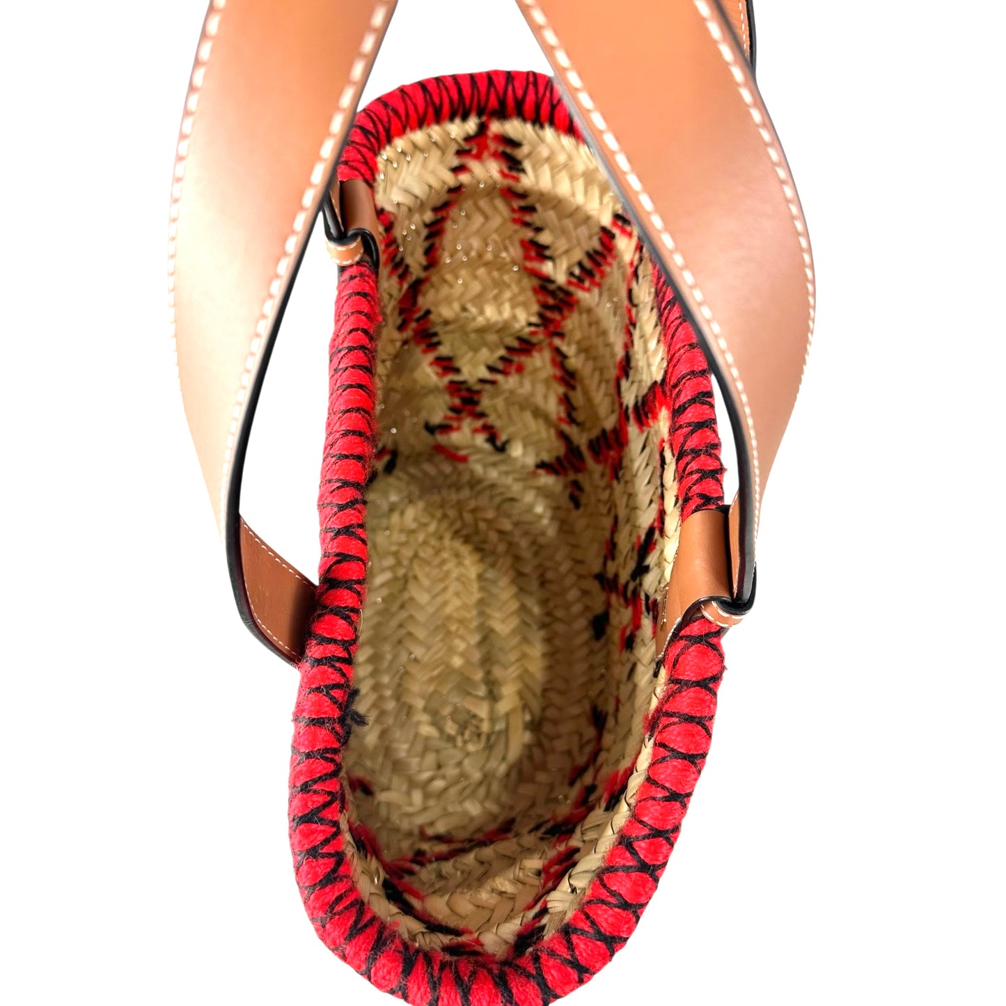 Loewe Embroidered Basket Bag