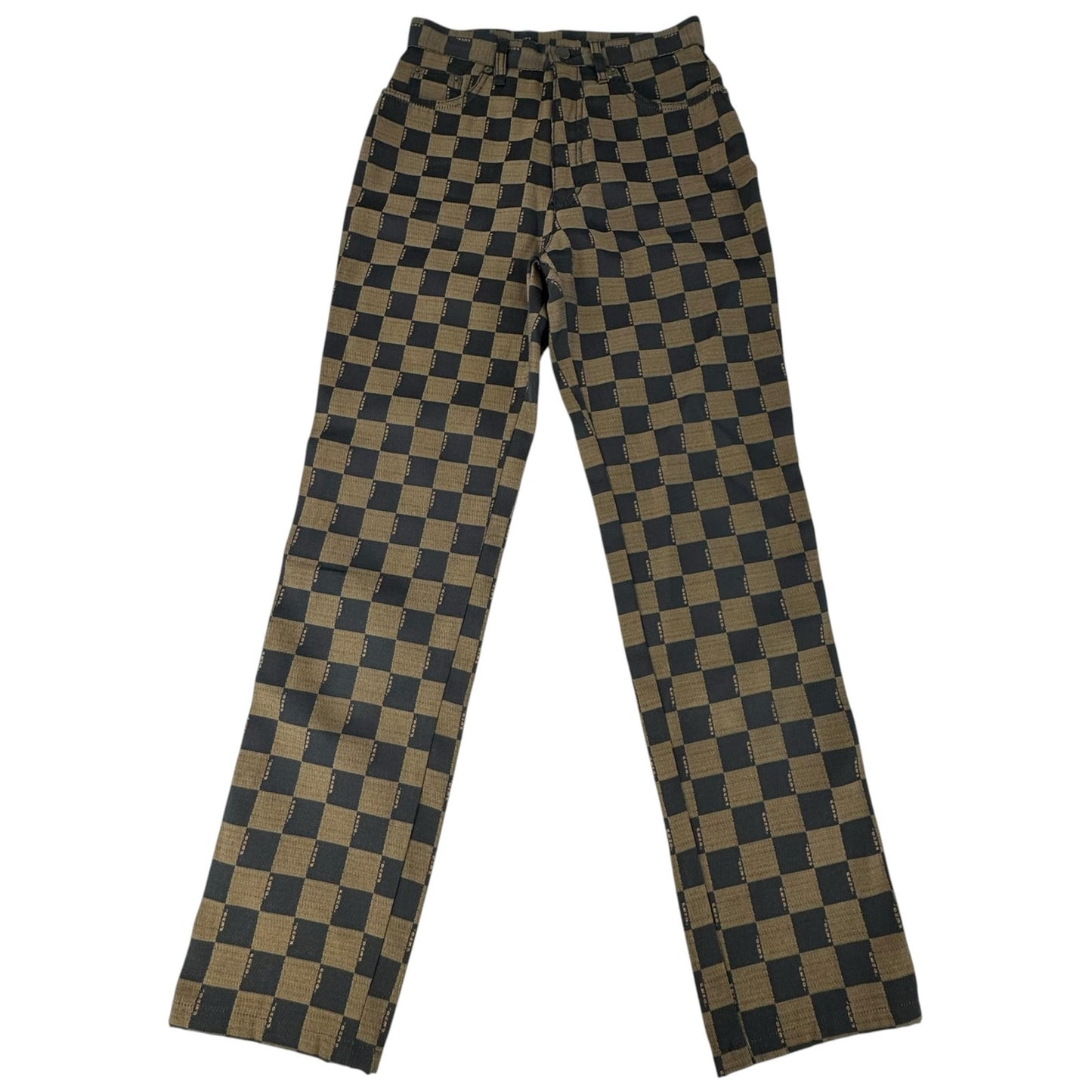 Fendi Vintage Checked Print Pant