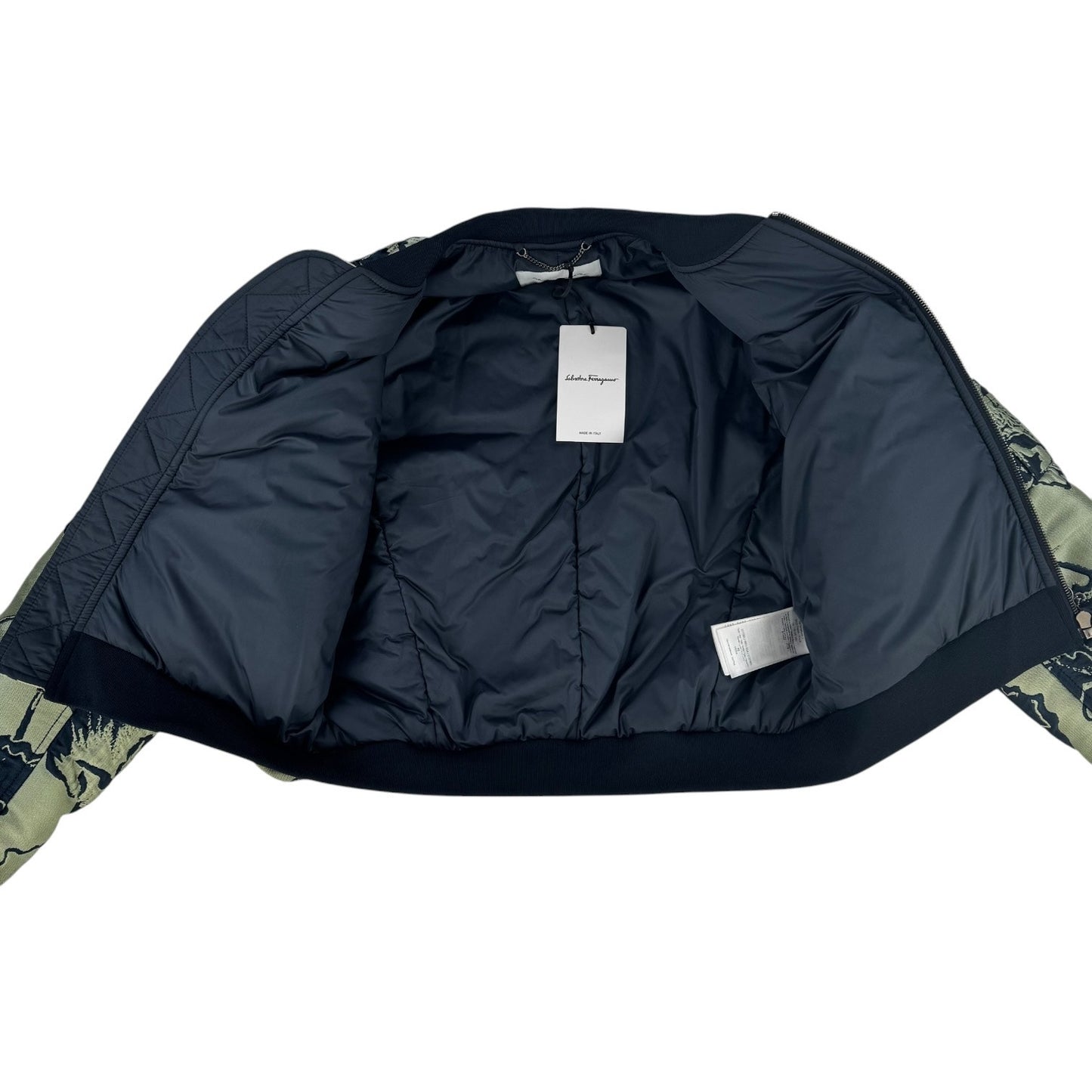 Ferragamo Floral Bomber Jacket
