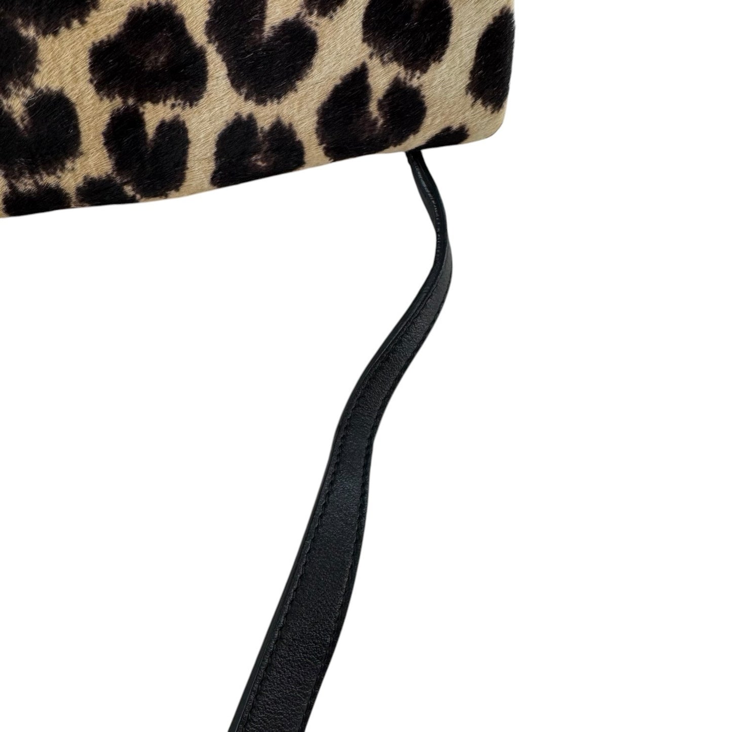 Celine All Soft Leopard Print Calf Hair Shoulder Bag